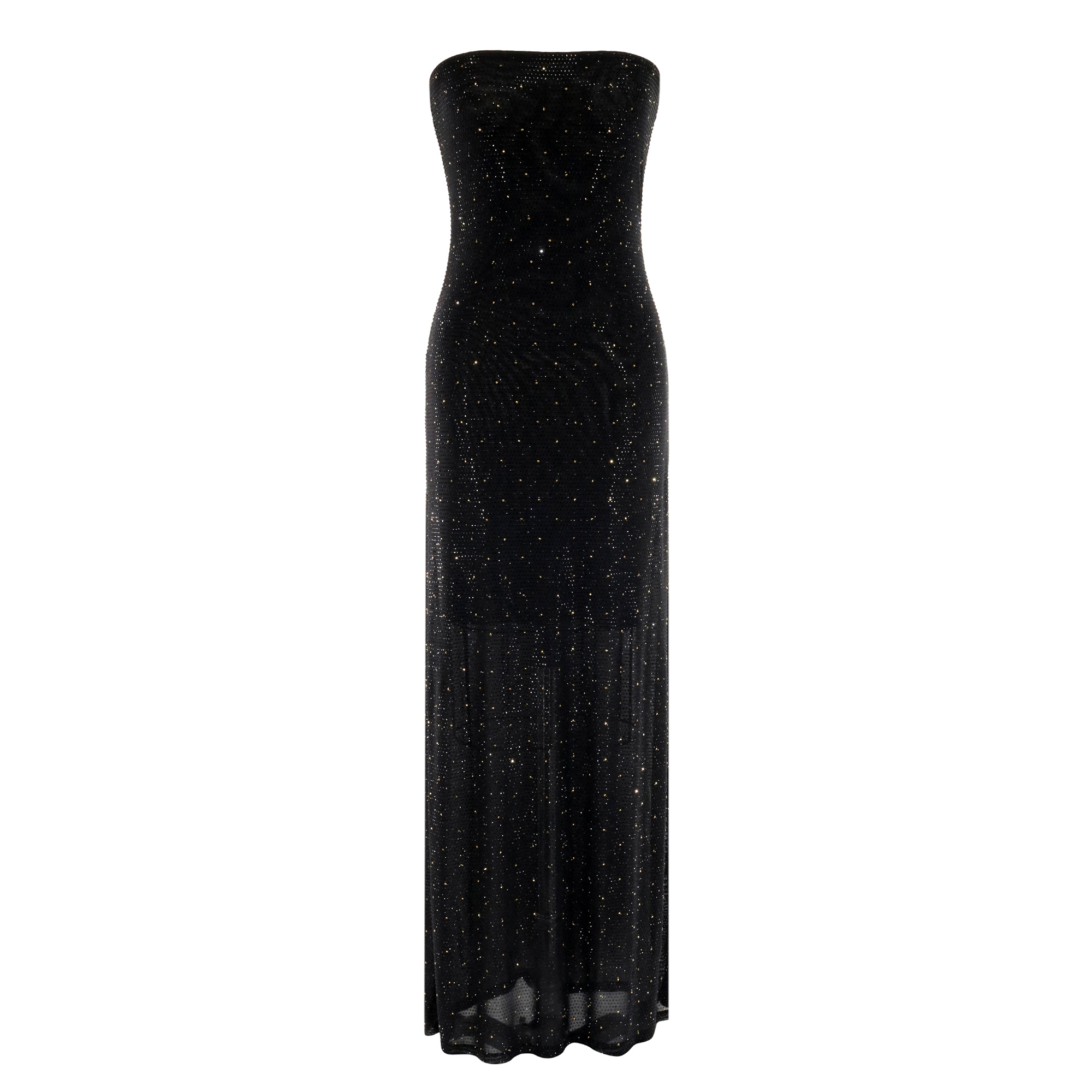 Delora Embellished Strapless Dress