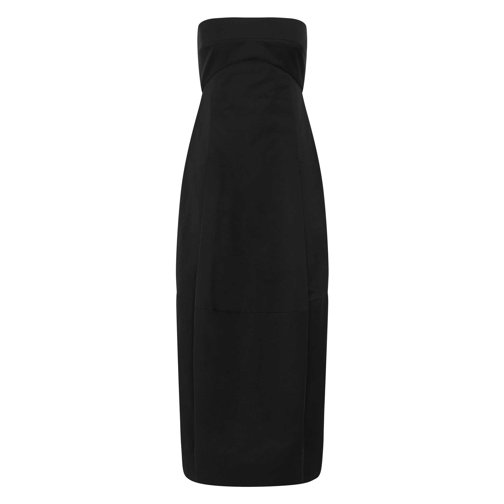 Canvas Pleat Cocoon Dress