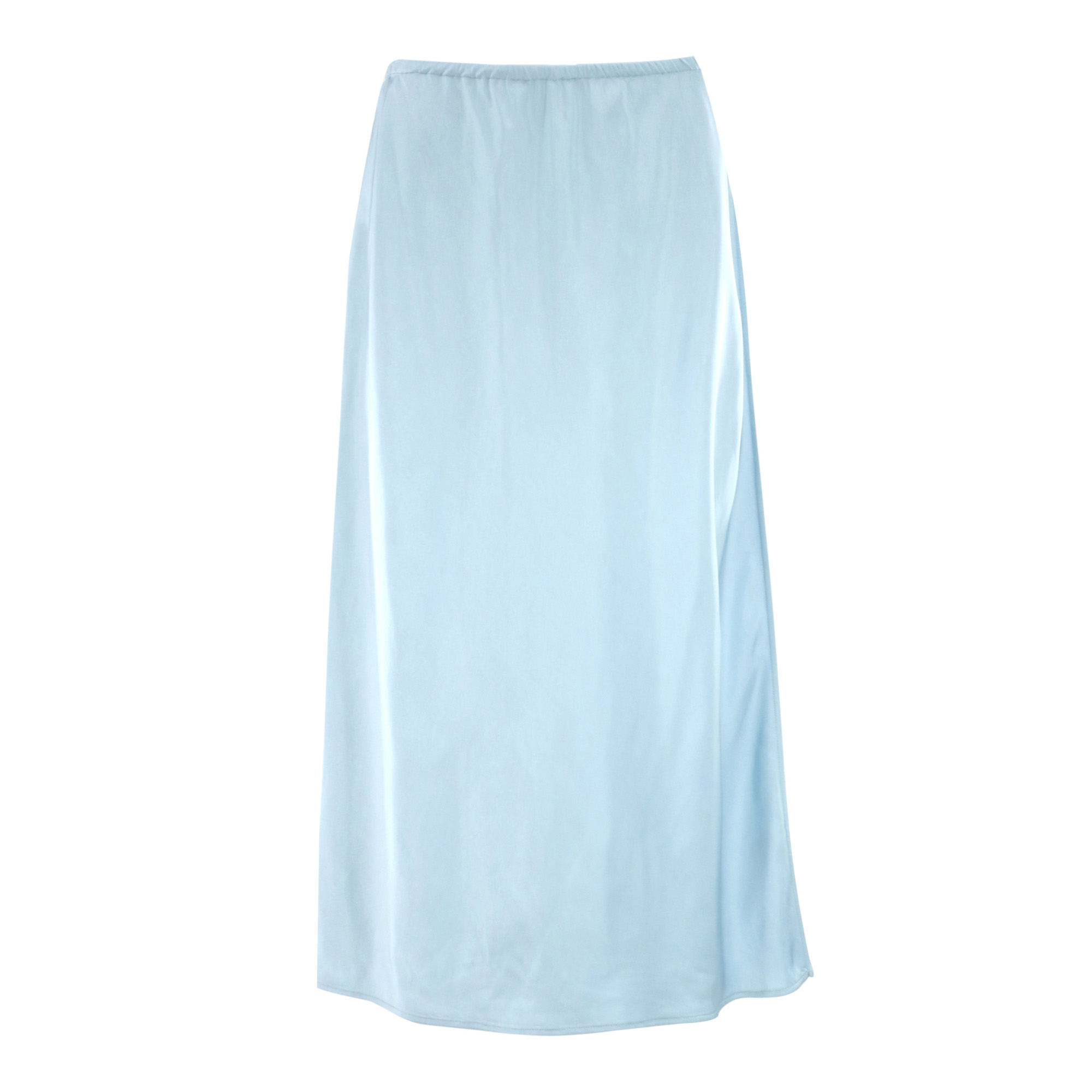 Pull-On Satin Slip Skirt