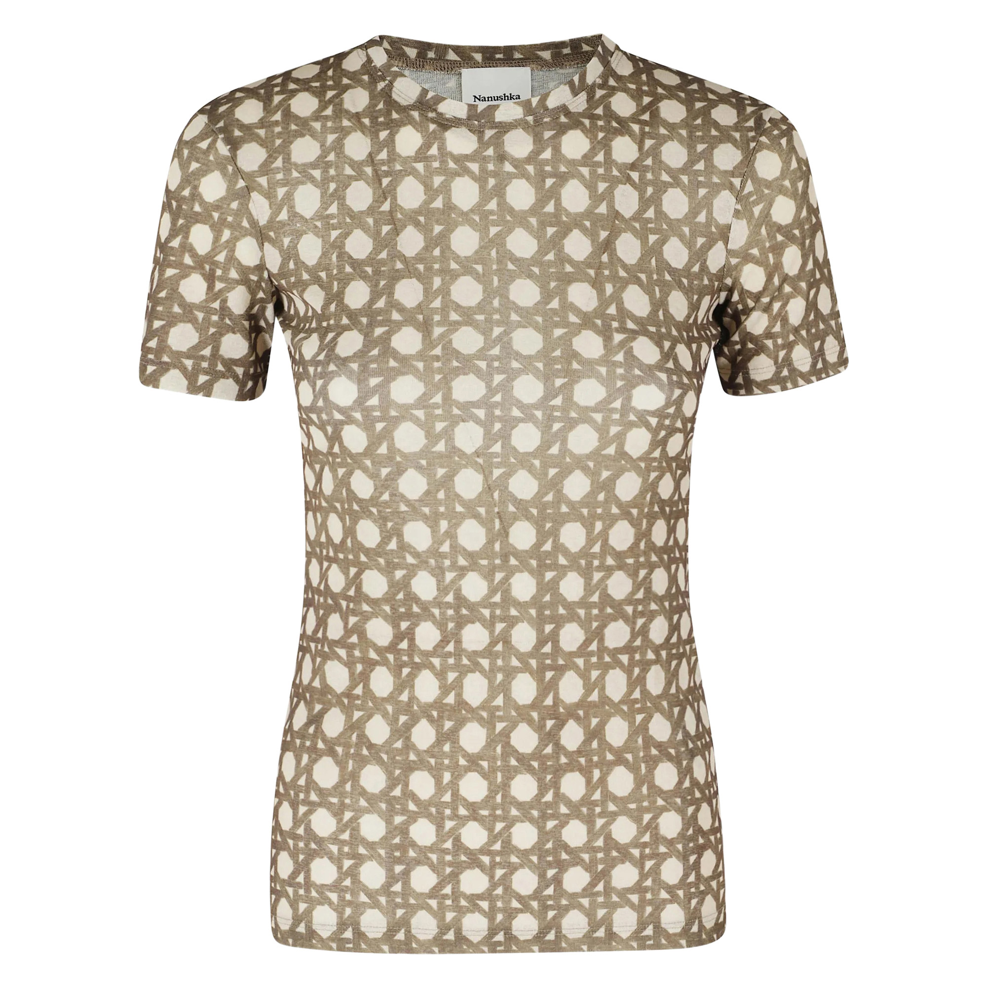 Darcy Printed Short Sleeve Crewneck Top