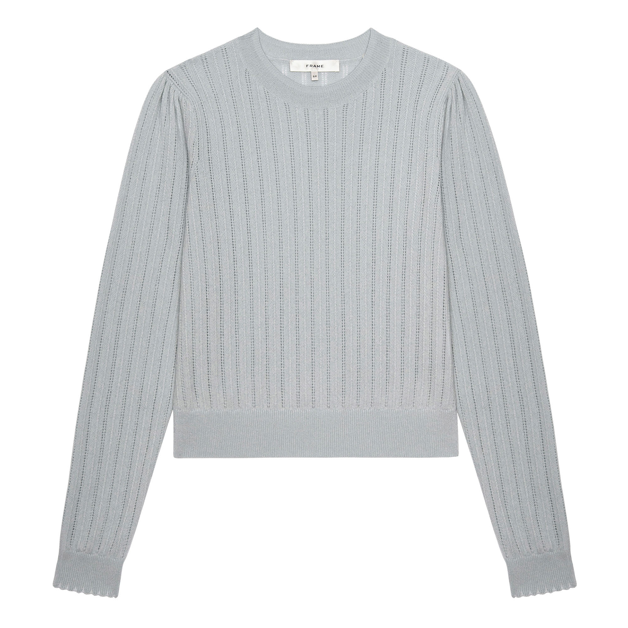The Chain Pointelle Cashmere Sweater