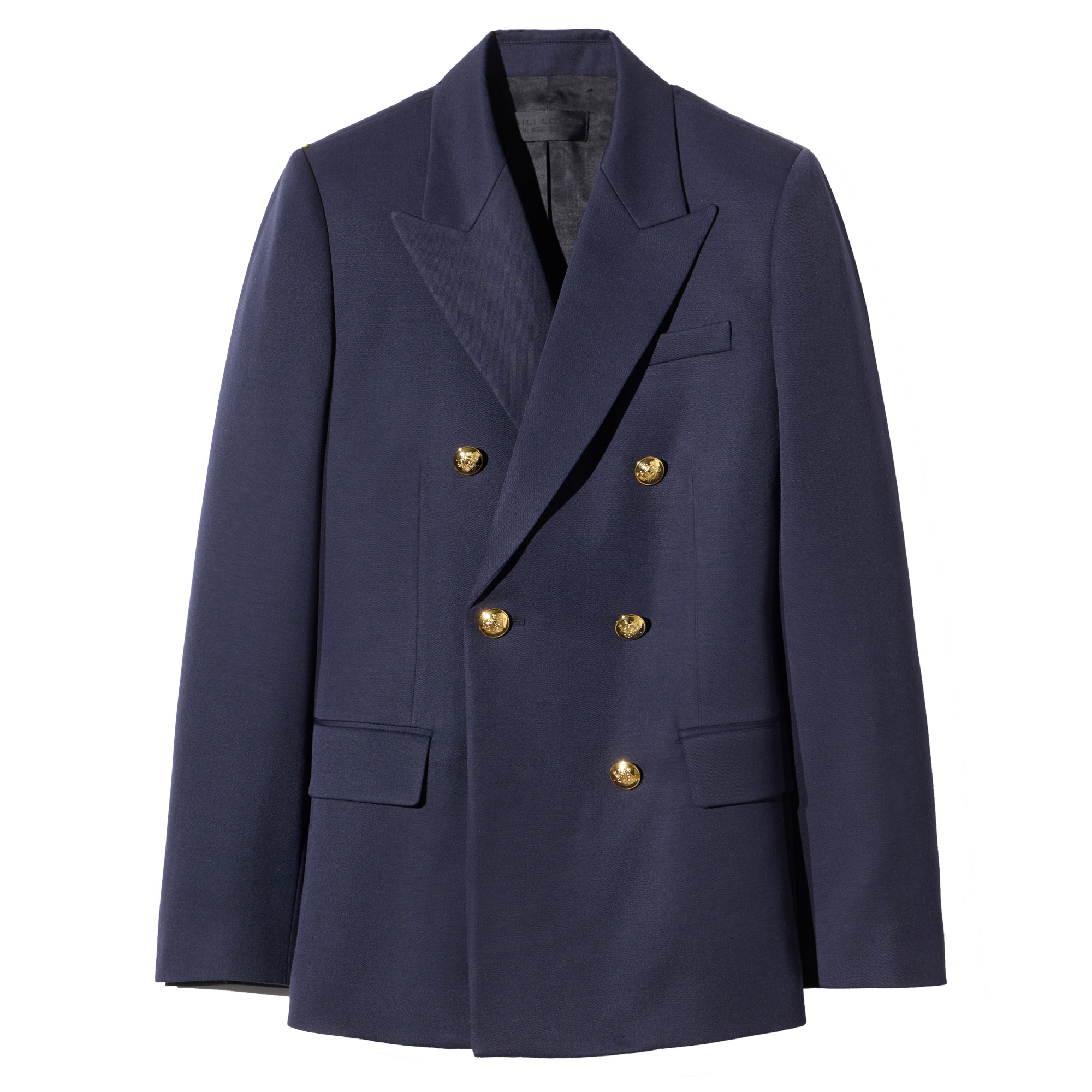 Bruni Double Breasted Wool Blazer
