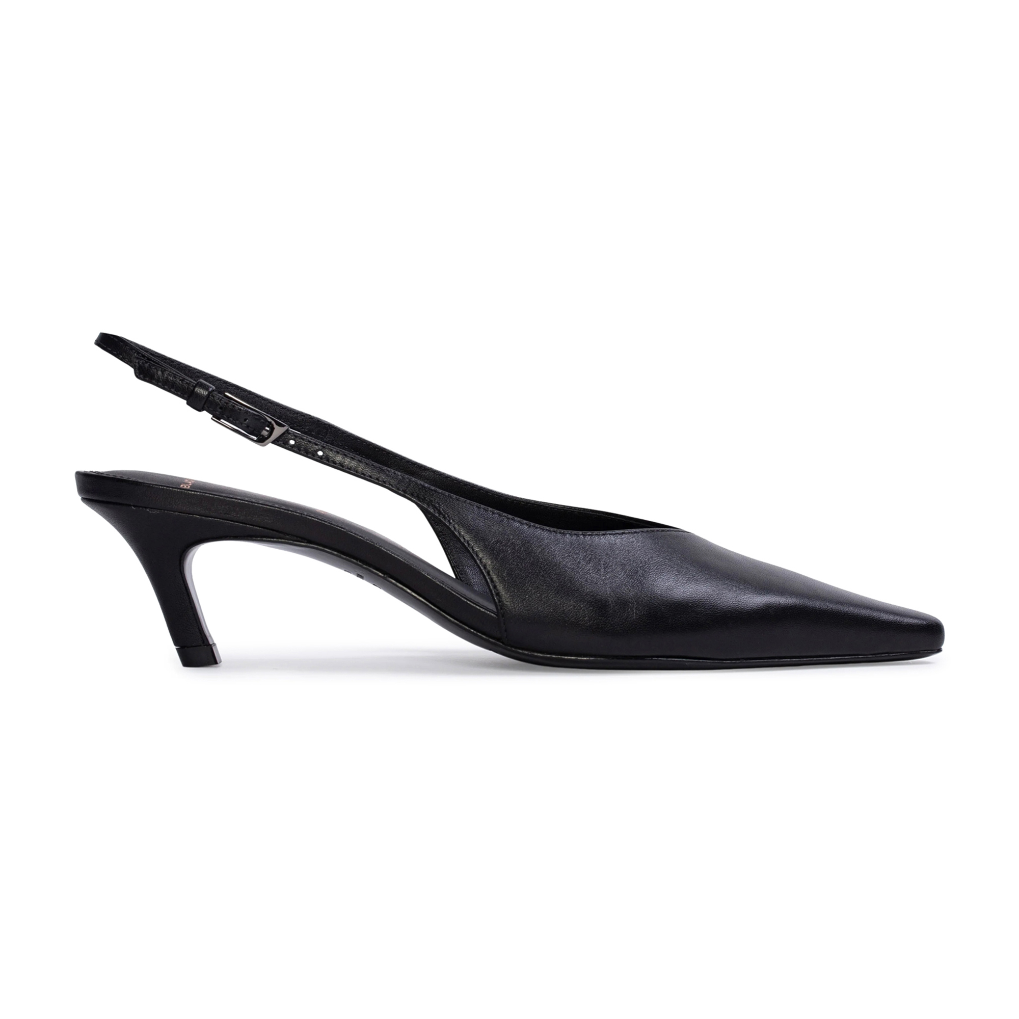 Lou 50mm Leather Slingback Pump