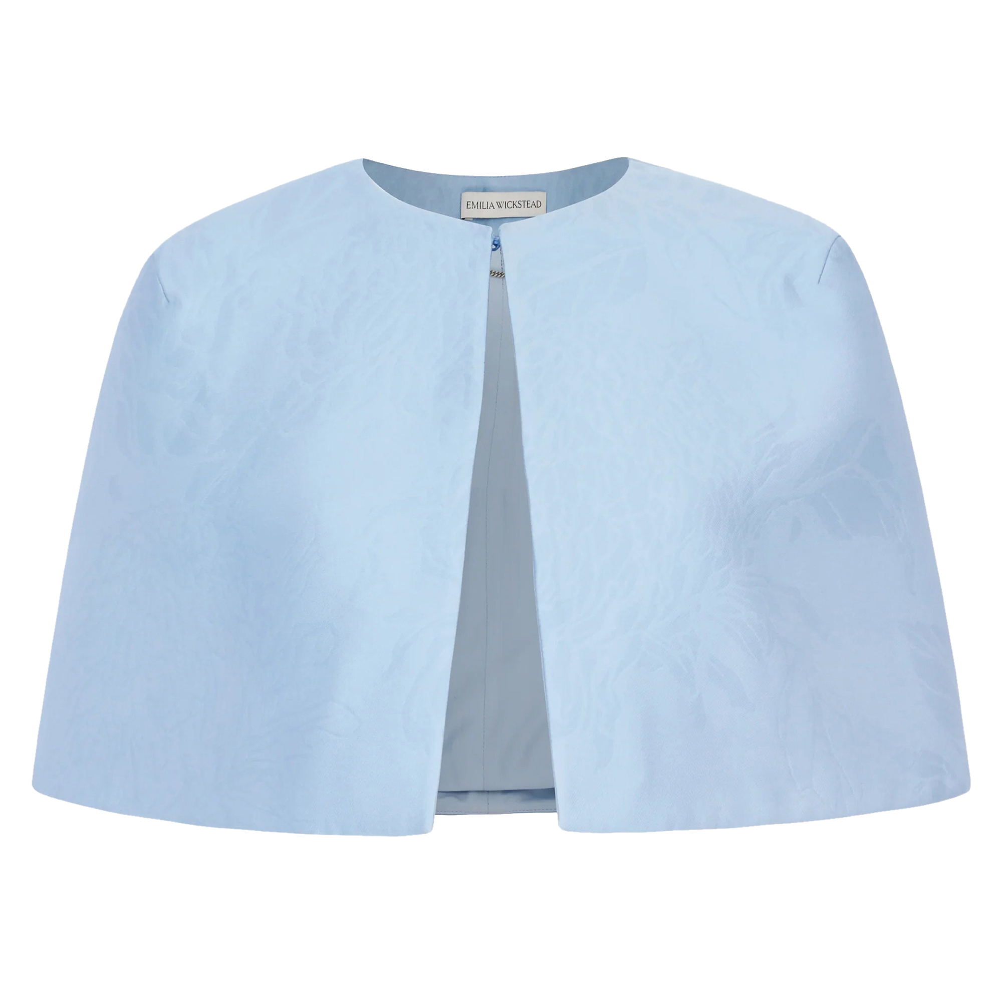 Domie Embossed Cloque Cape Jacket