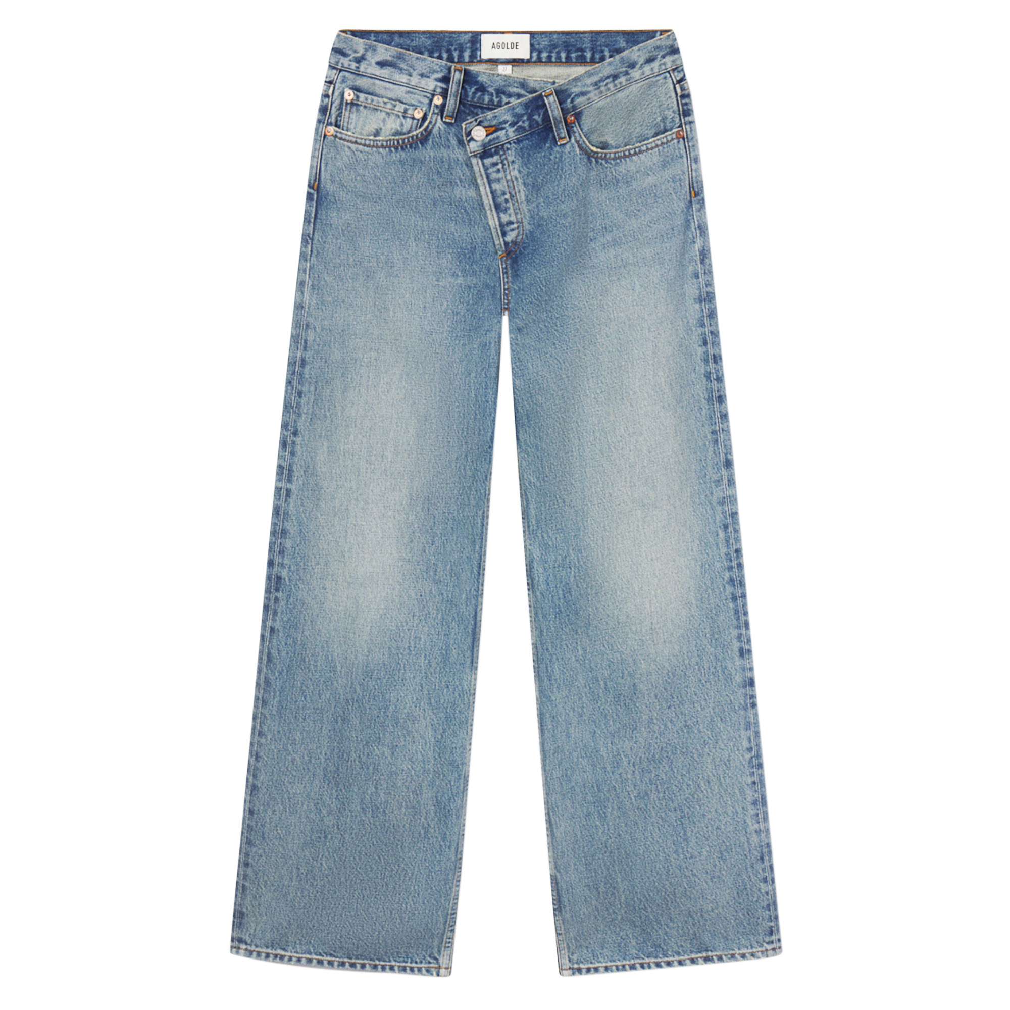 Arc Criss Cross Curved Leg Jean