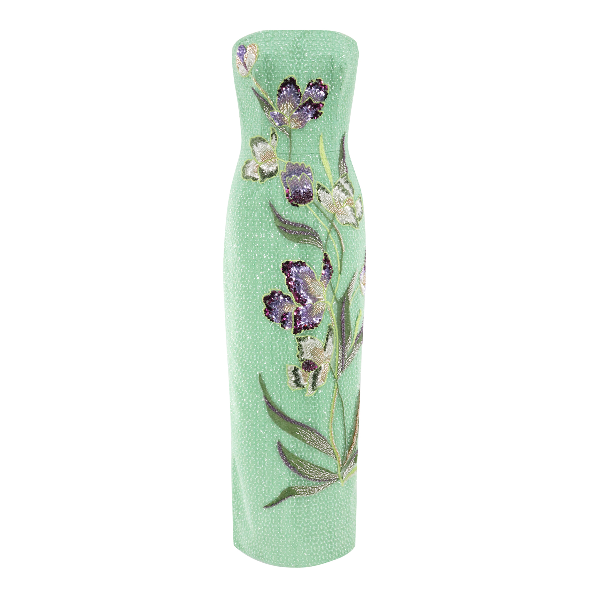 Sofia Strapless Sequin Beaded Maxi Dress