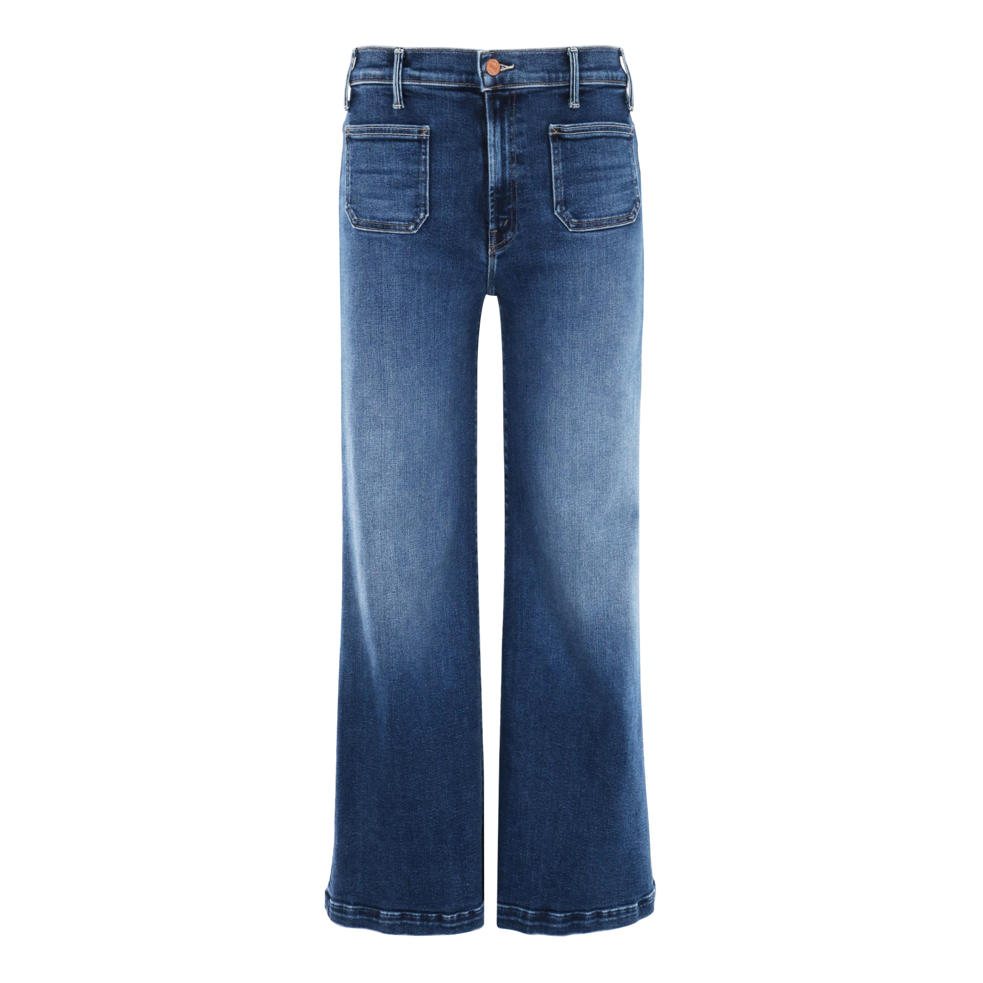 The Hustler Roller Patch Wide-Leg Jeans