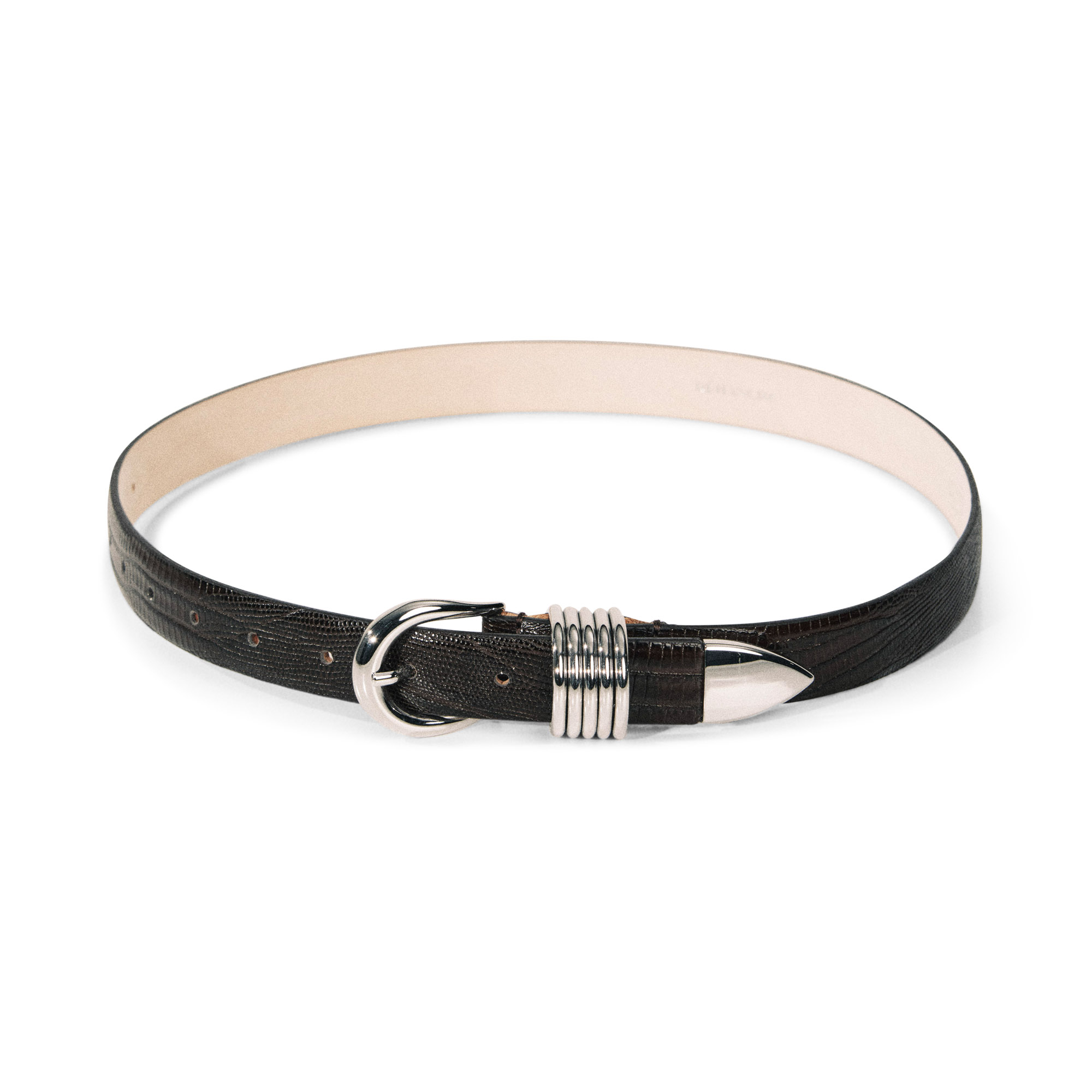 Hollyhock Matte Lizard Belt