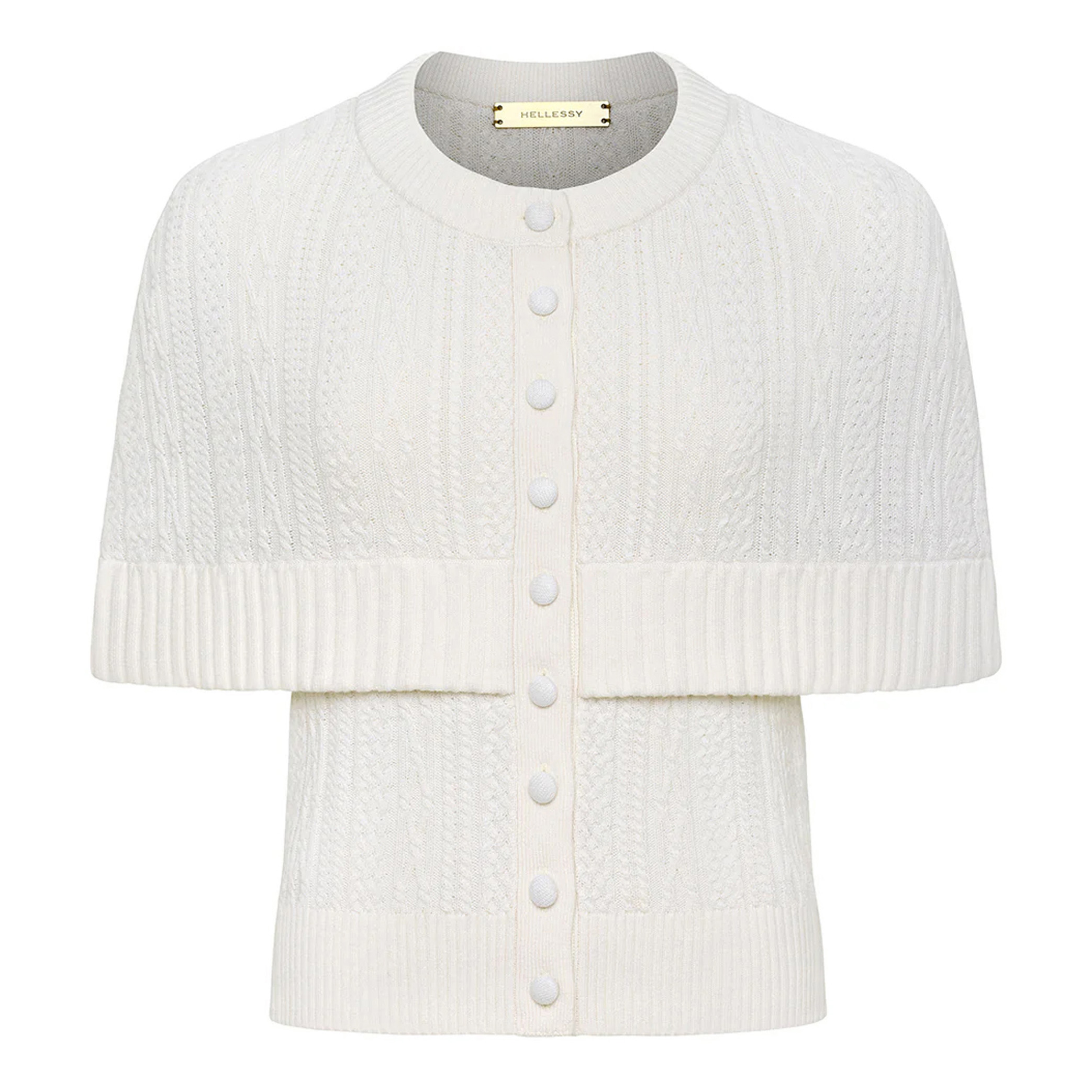 Caspian Short Sleeve Cape Cardigan