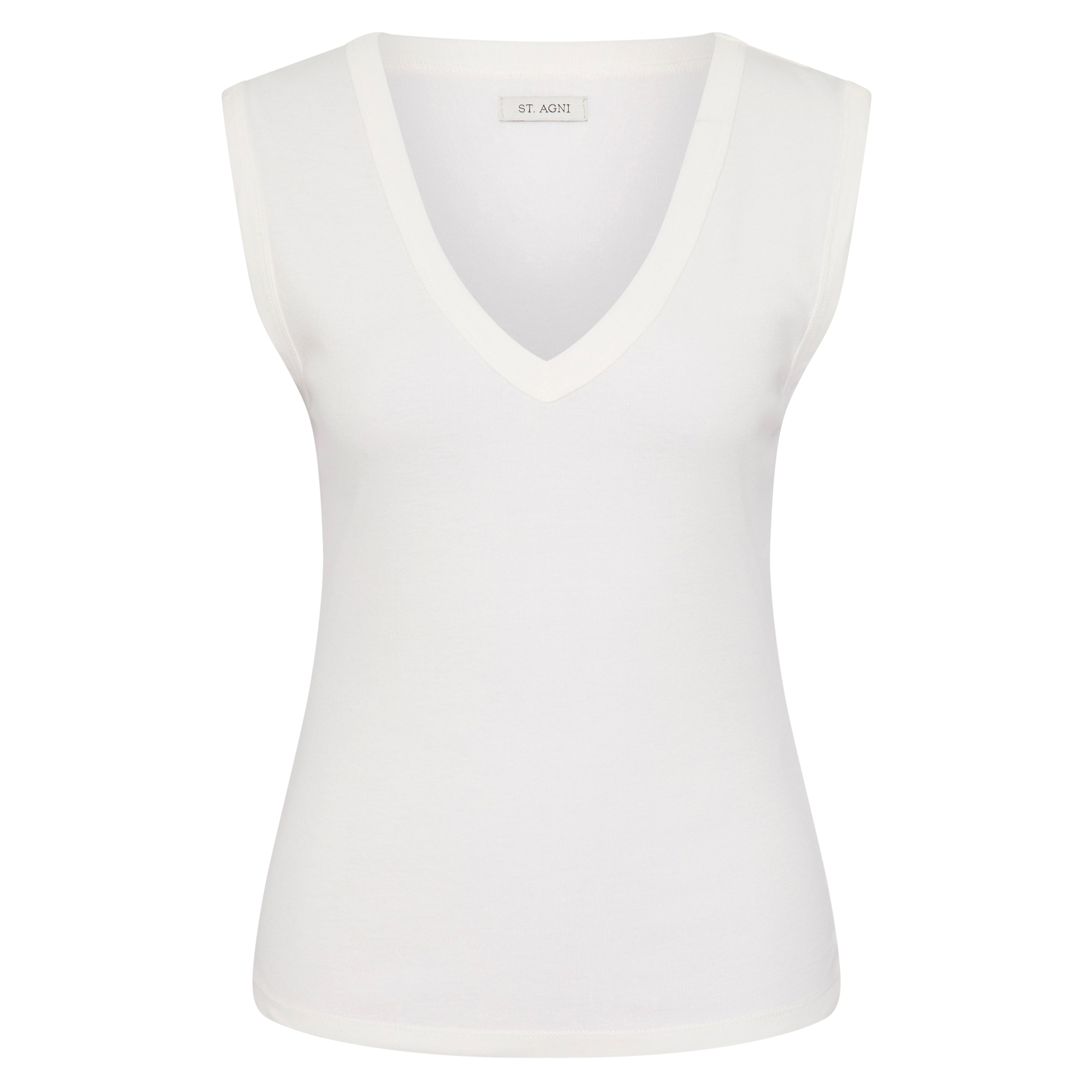 Organic Cotton Sleeveless Knit 90s Top