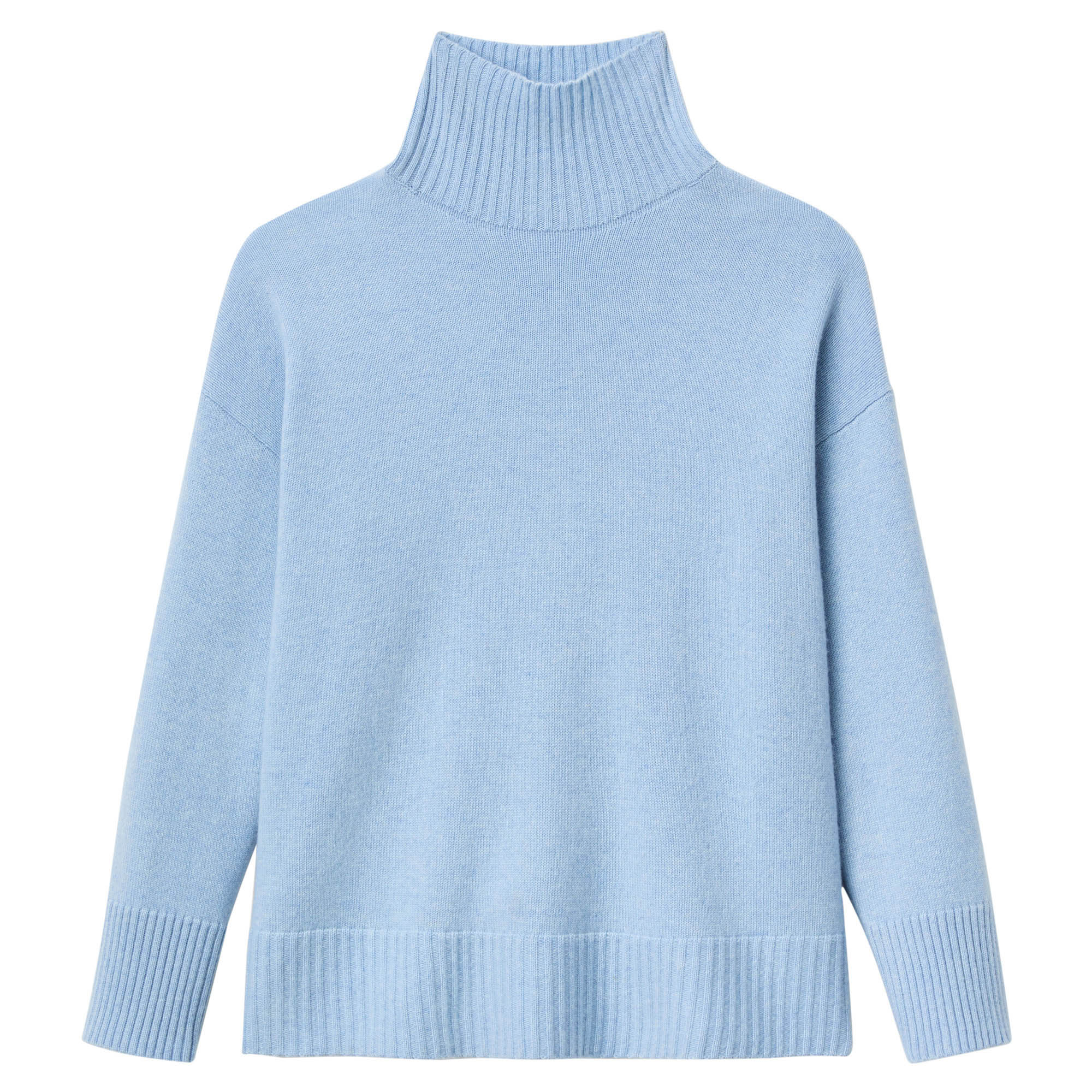 Long Sleeve Stand Collar Cashmere Sweater