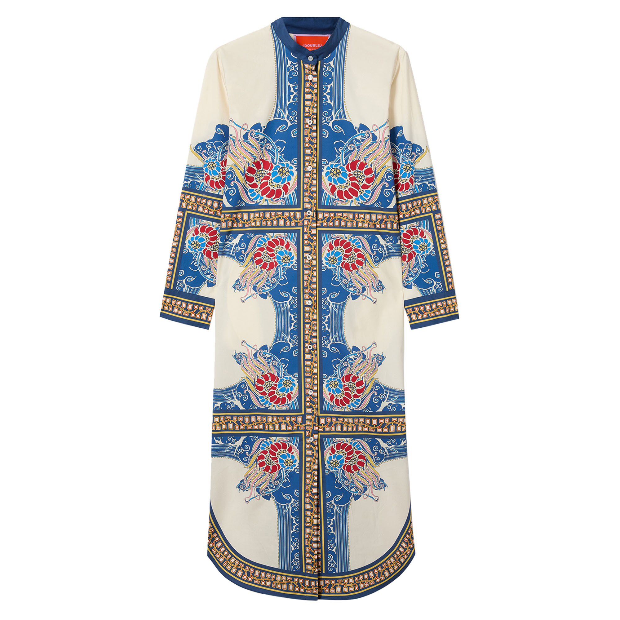 Sundowner Long Sleeve Tunic Midi Dress