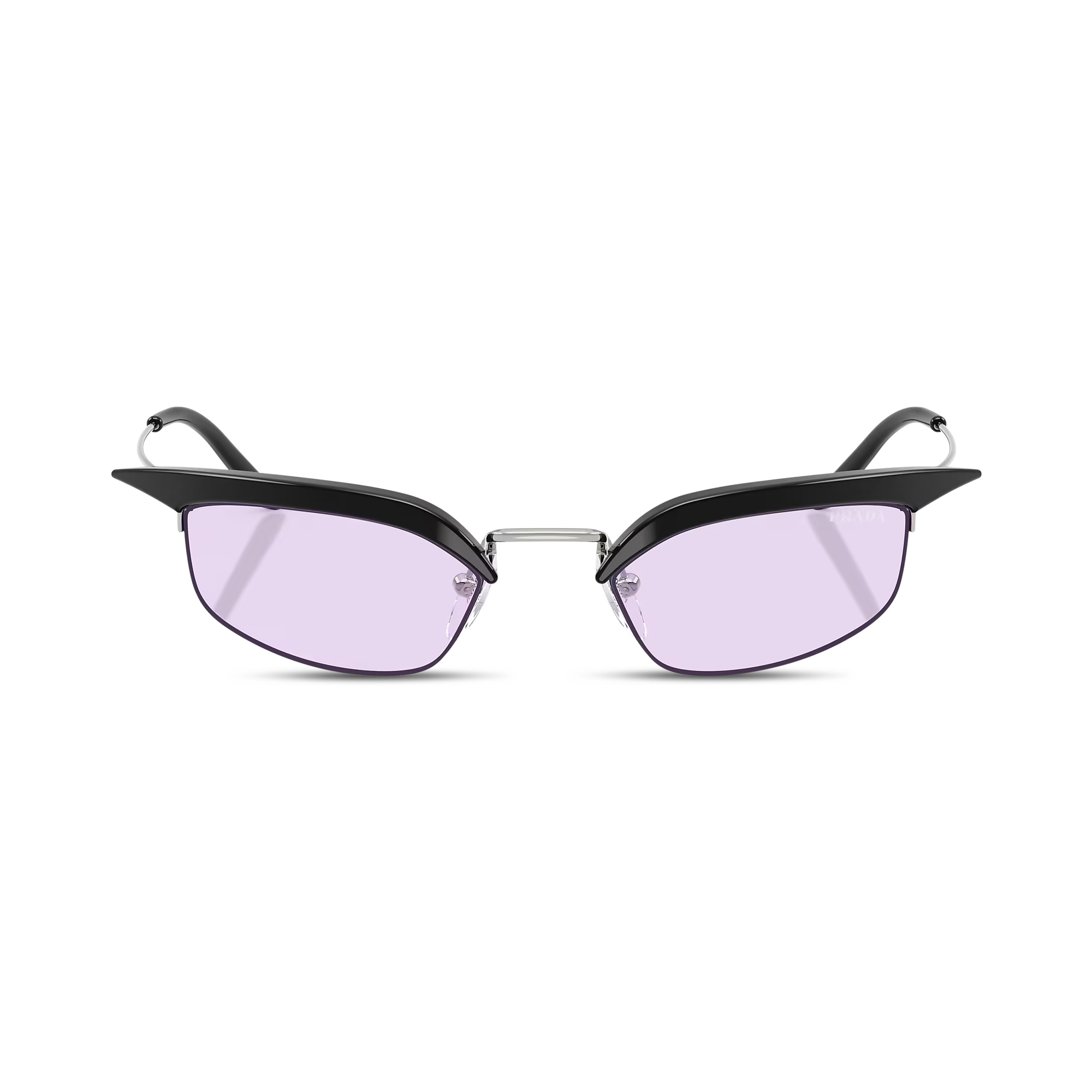 Rectangle-Frame Metal Sunglasses