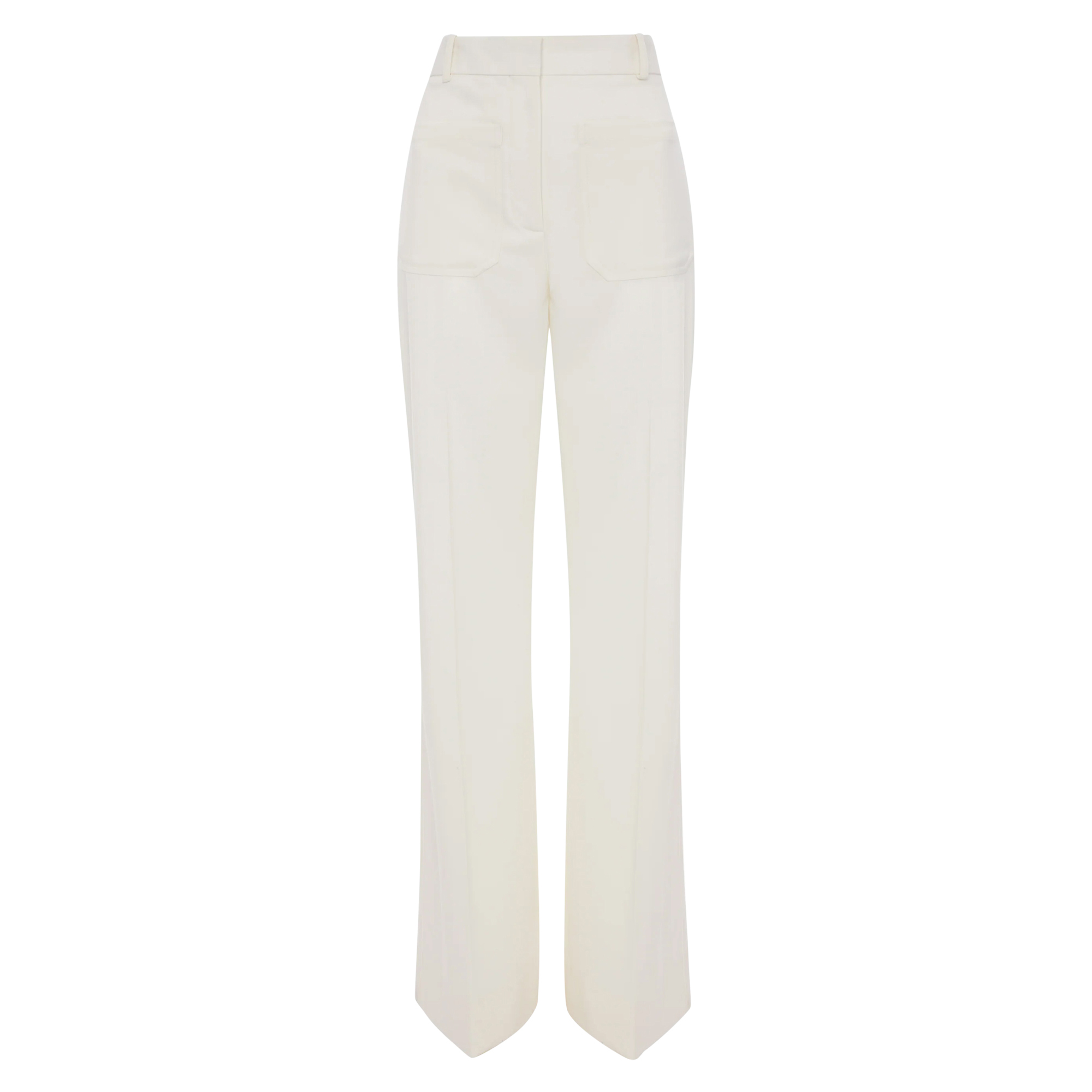 Alina High-Waisted Wide-Leg Patch Pocket Trouser