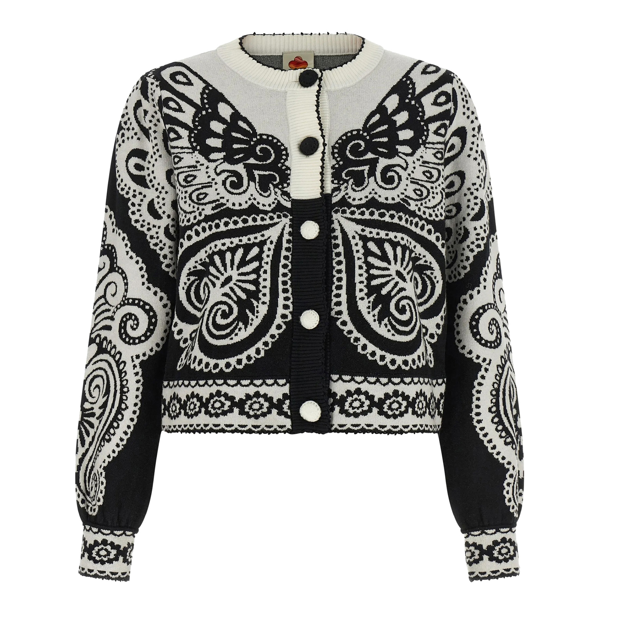 Arabesque Butterfly Knit Cardigan