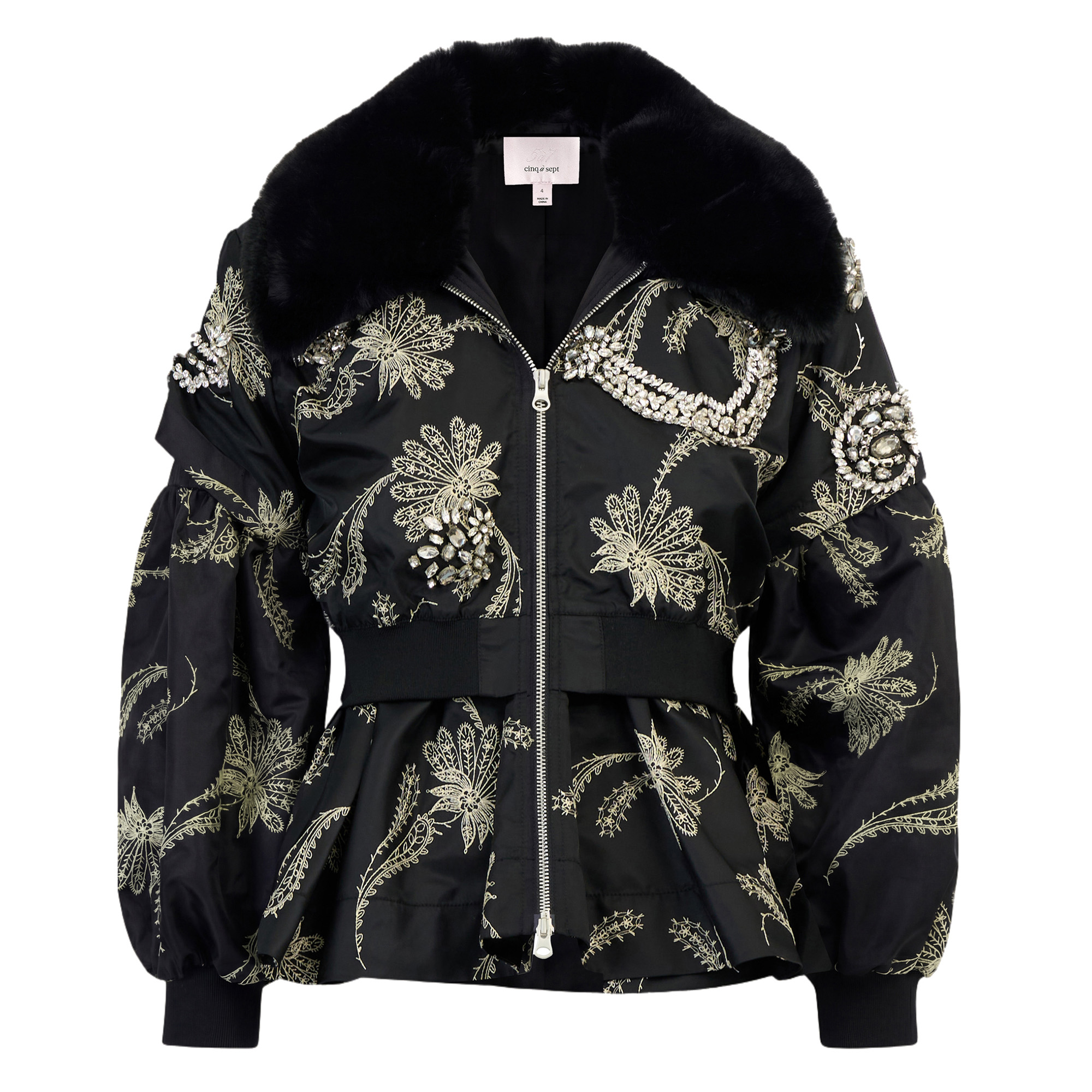 Armelle Embellished Paisley Fan Jacket