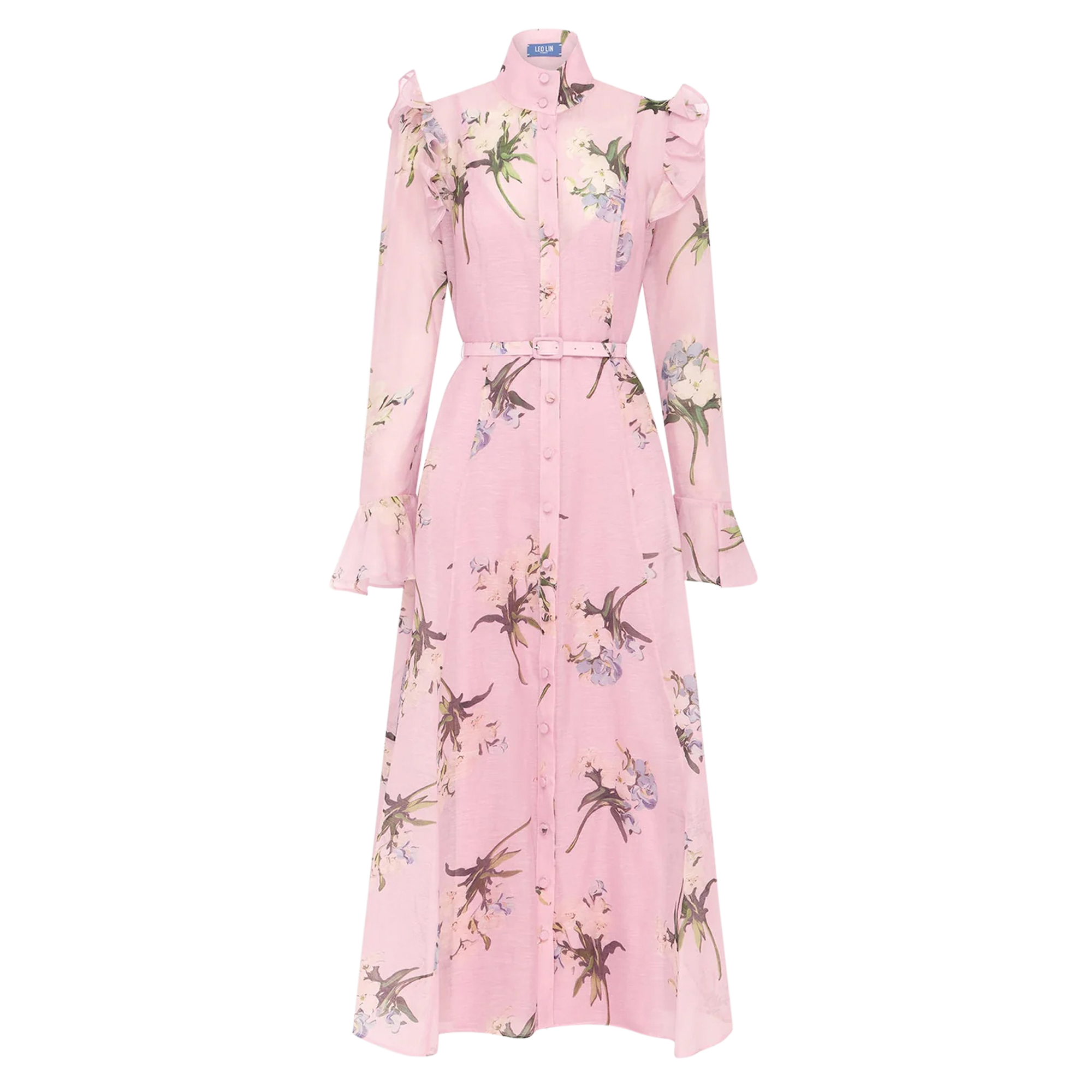 Katrina Butterfly Sleeve Midi Dress