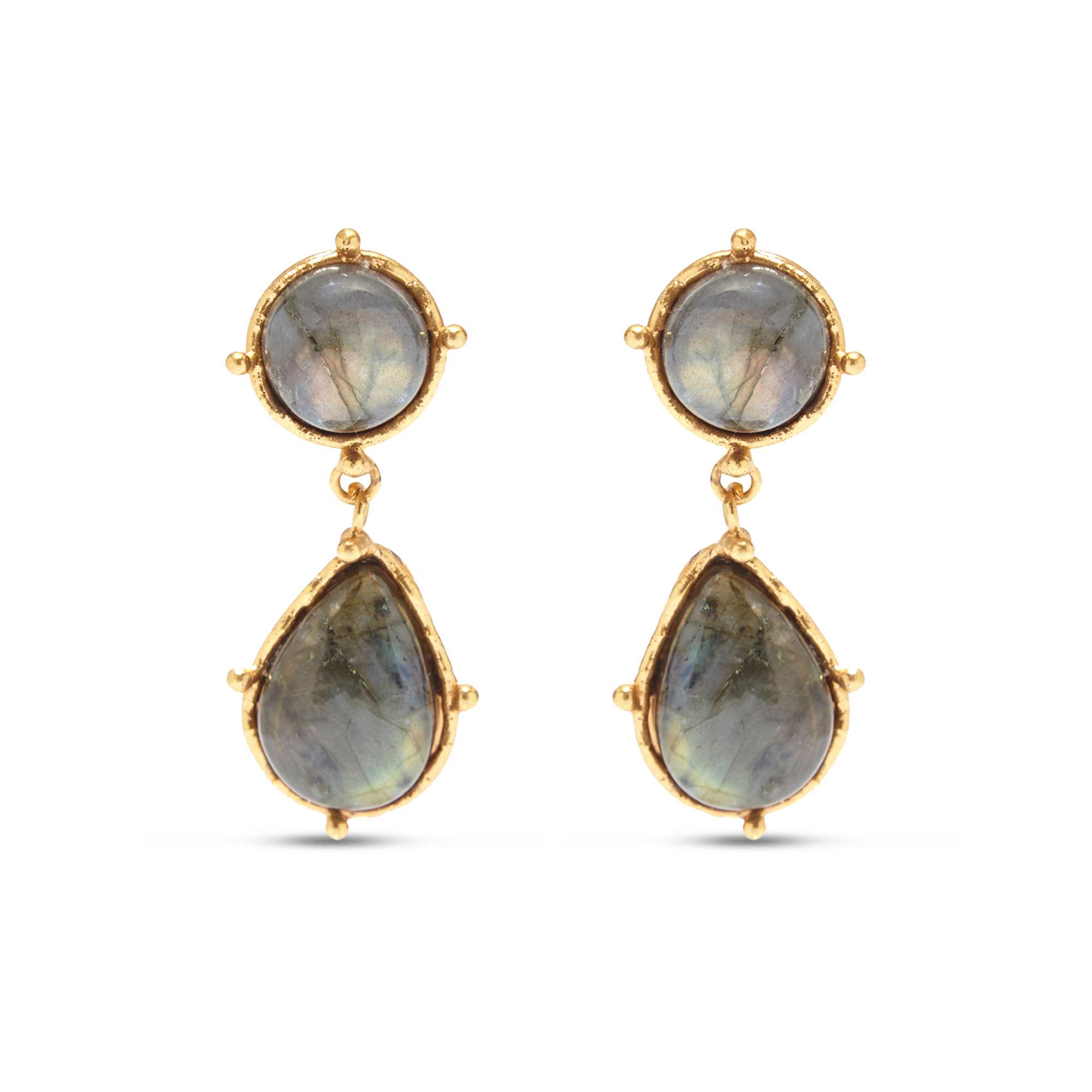 Two Pierres Dot Earrings
