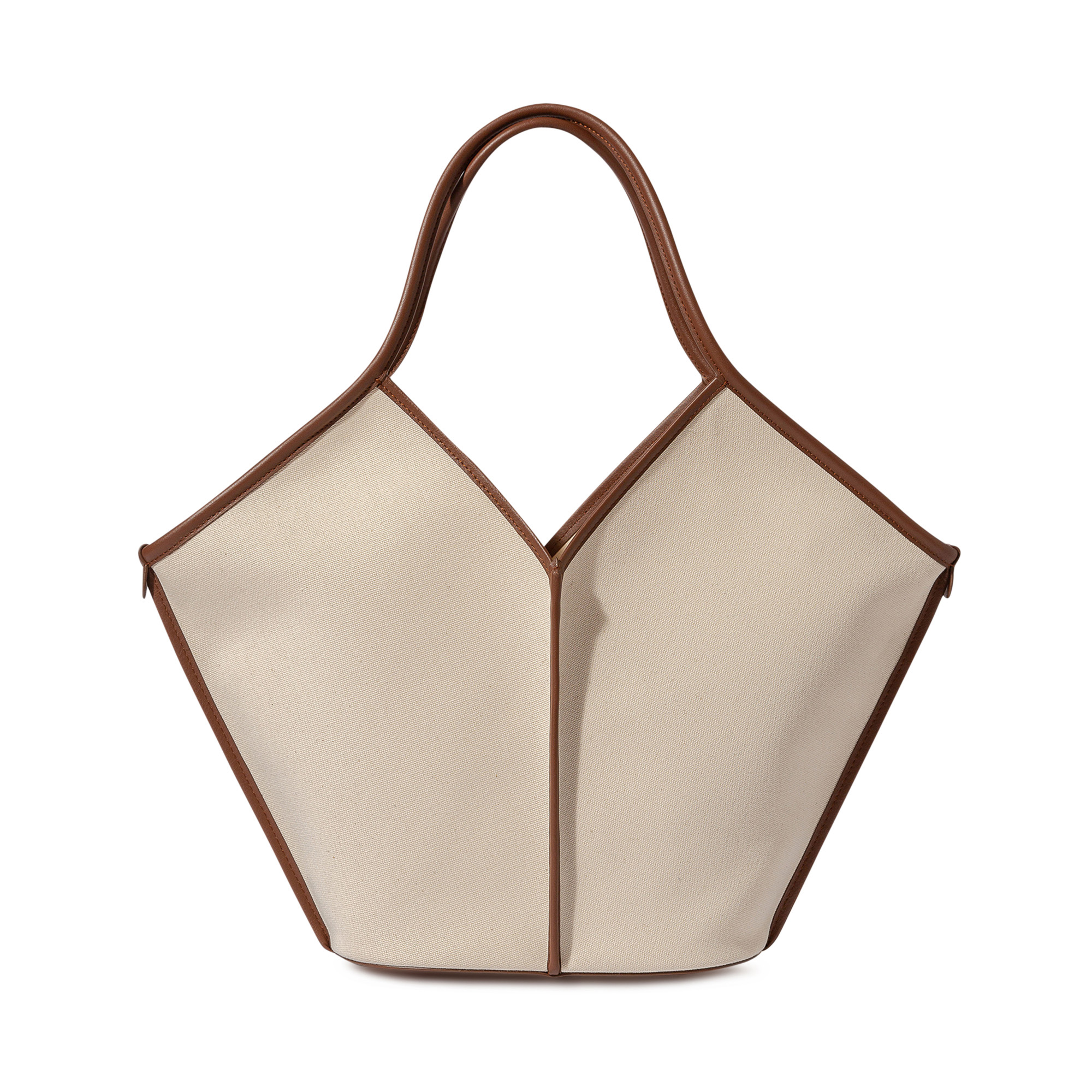 Calella Leather-Trimmed Tote Bag
