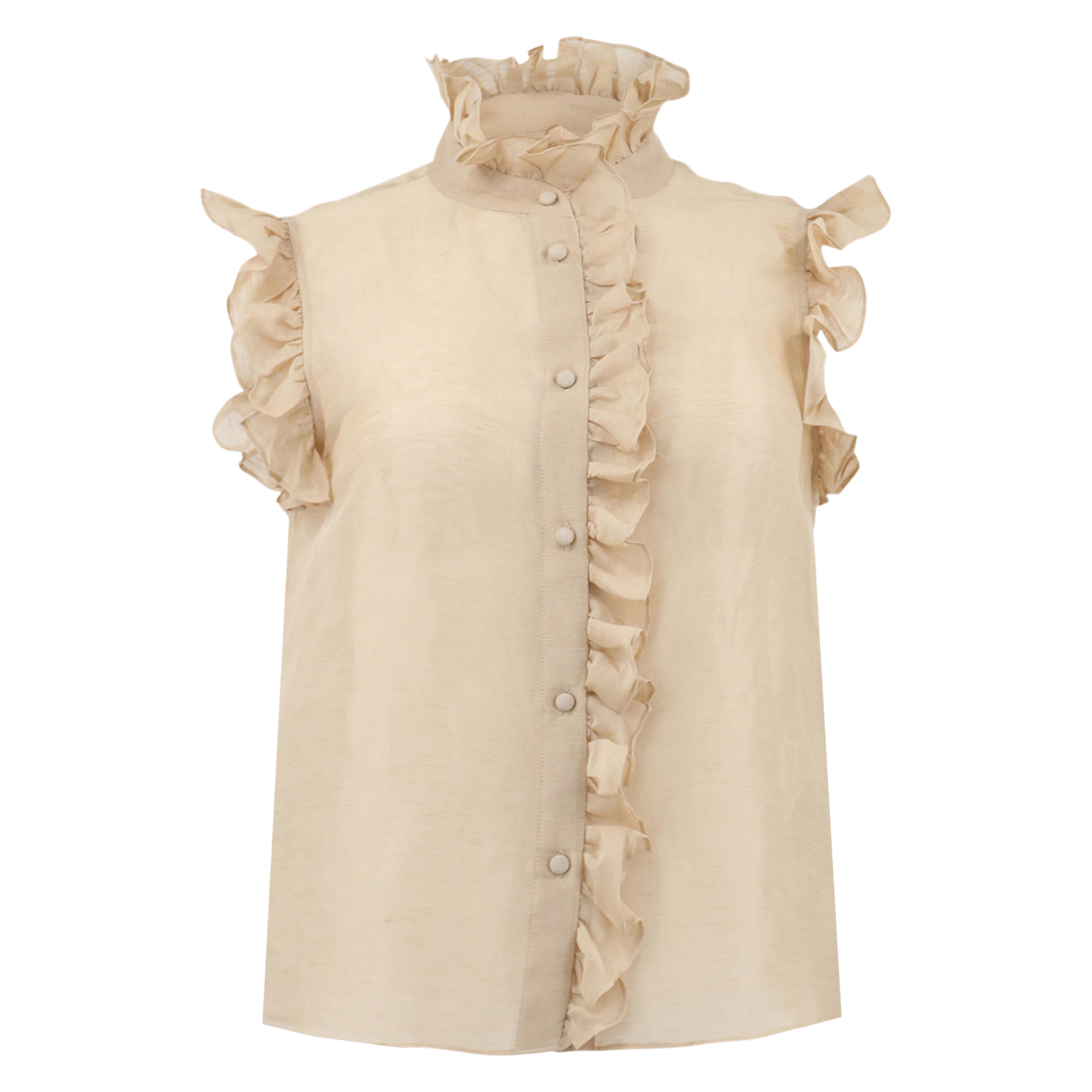 Marfa Short Sleeve Ruffle Detail Top