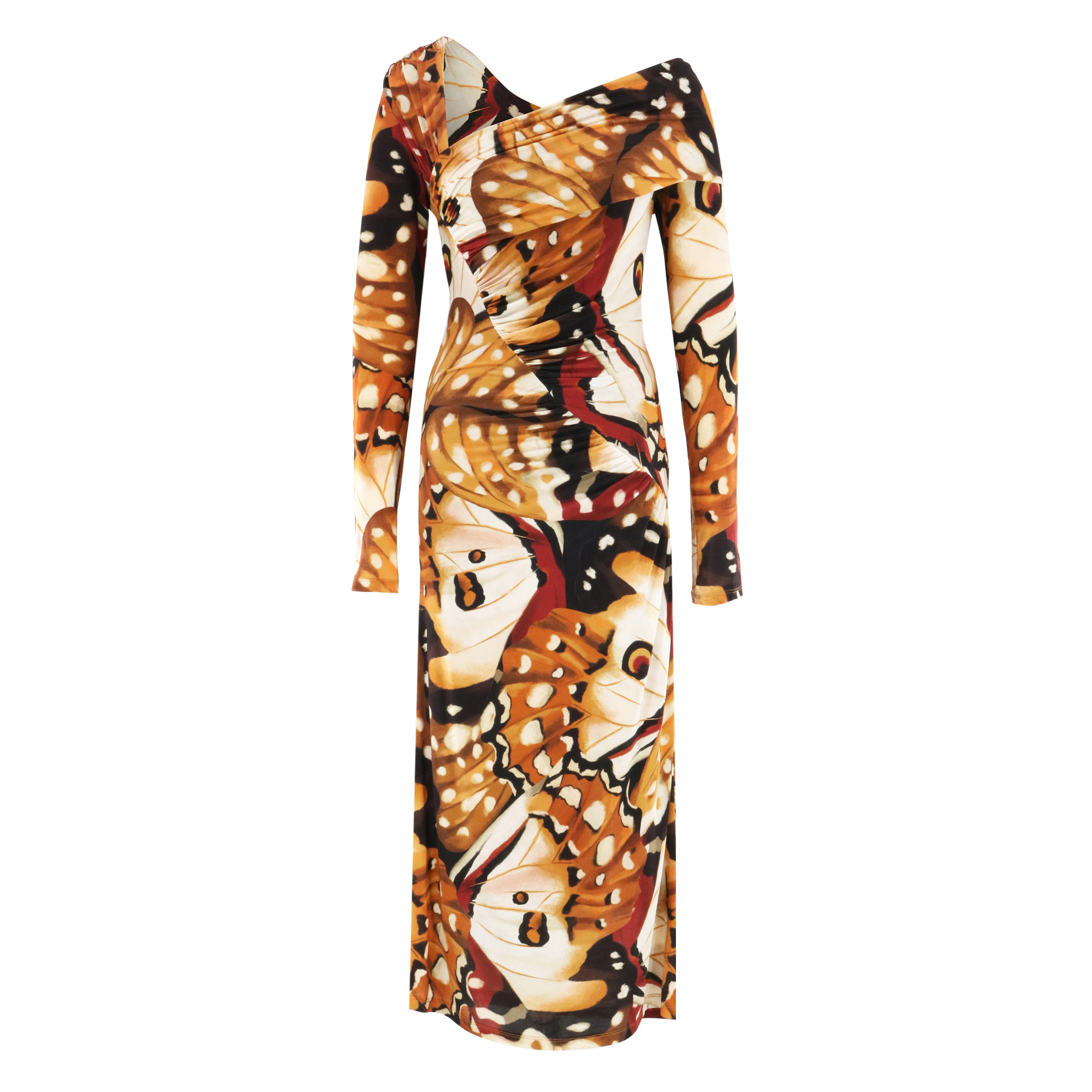 Borbofly Long Sleeve Maxi Dress
