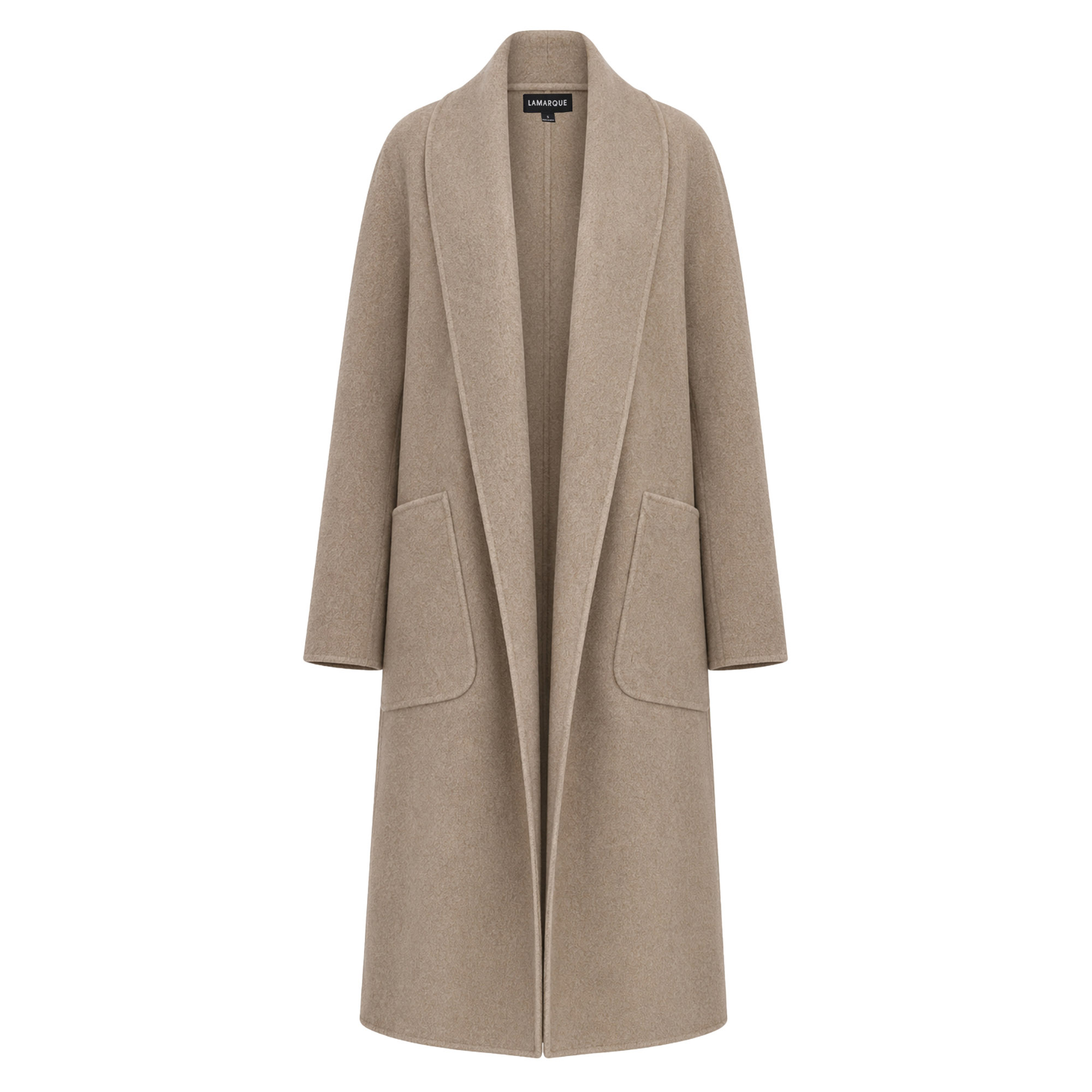 Thara Shawl Collar Wool Coat