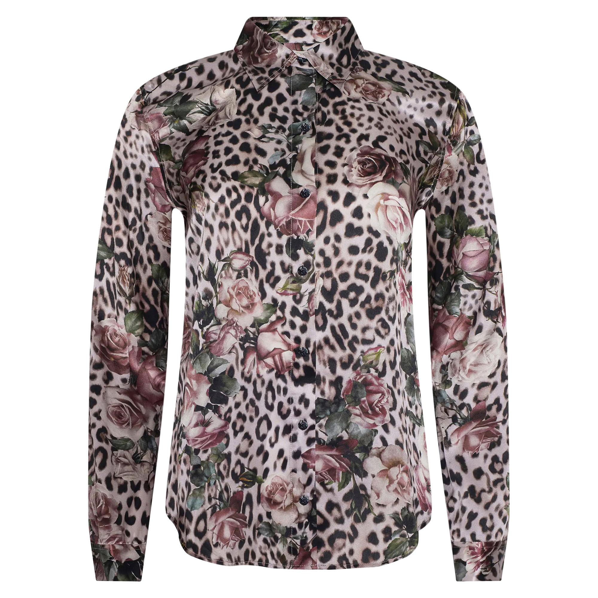 Tyler Long Sleeve Silk Blouse