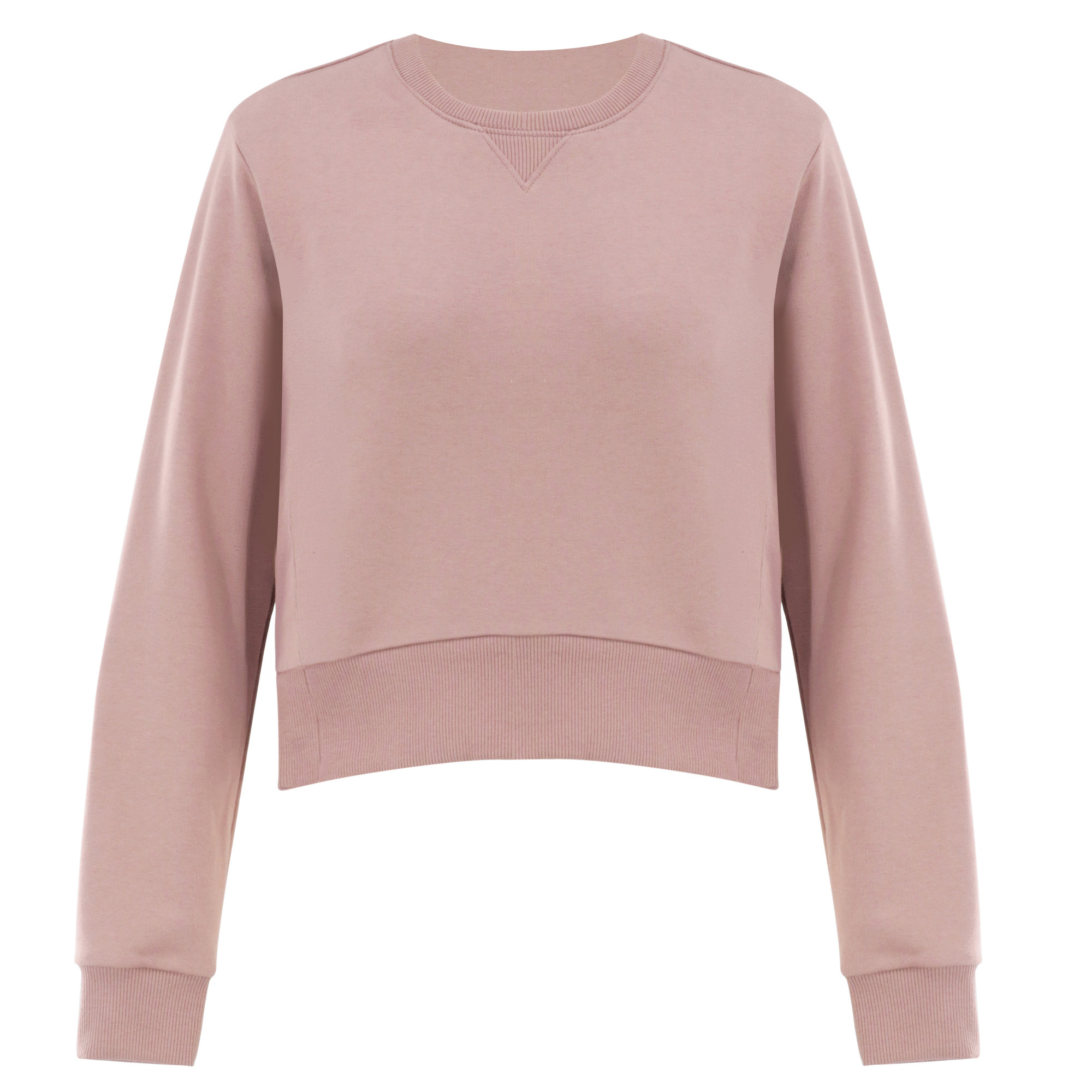 Kent Long Sleeve Terry Cloth Crew Neck Sweater With Snaps