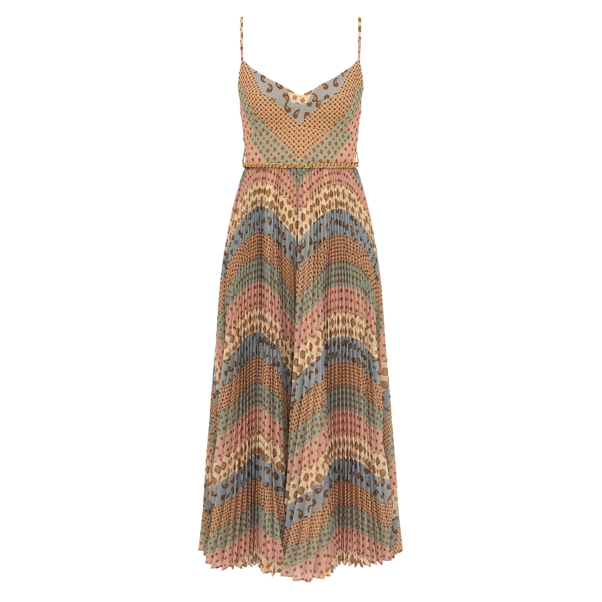 Sunray Pleated Picnic Dress