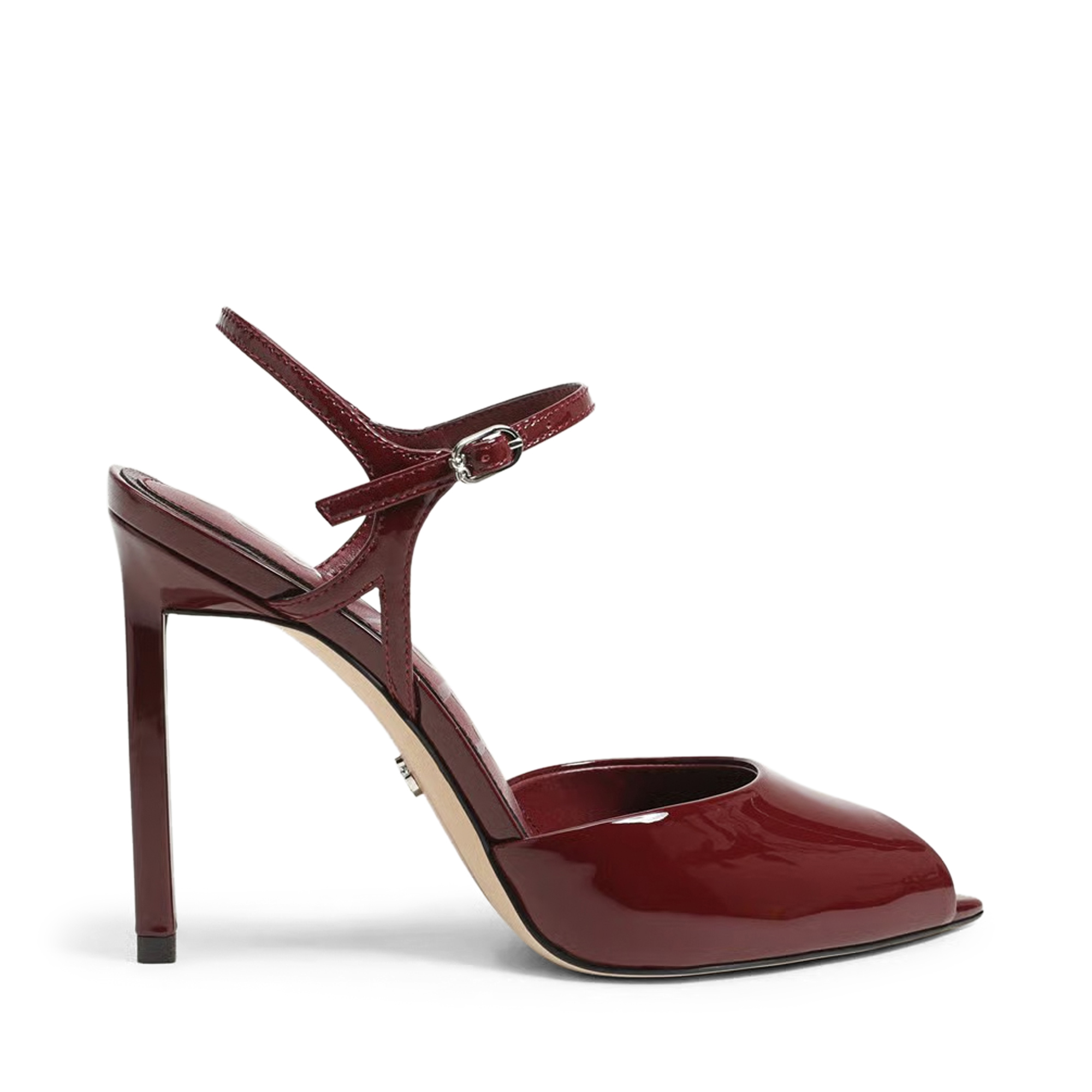 Tinslie Patent Leather Stiletto Sandal
