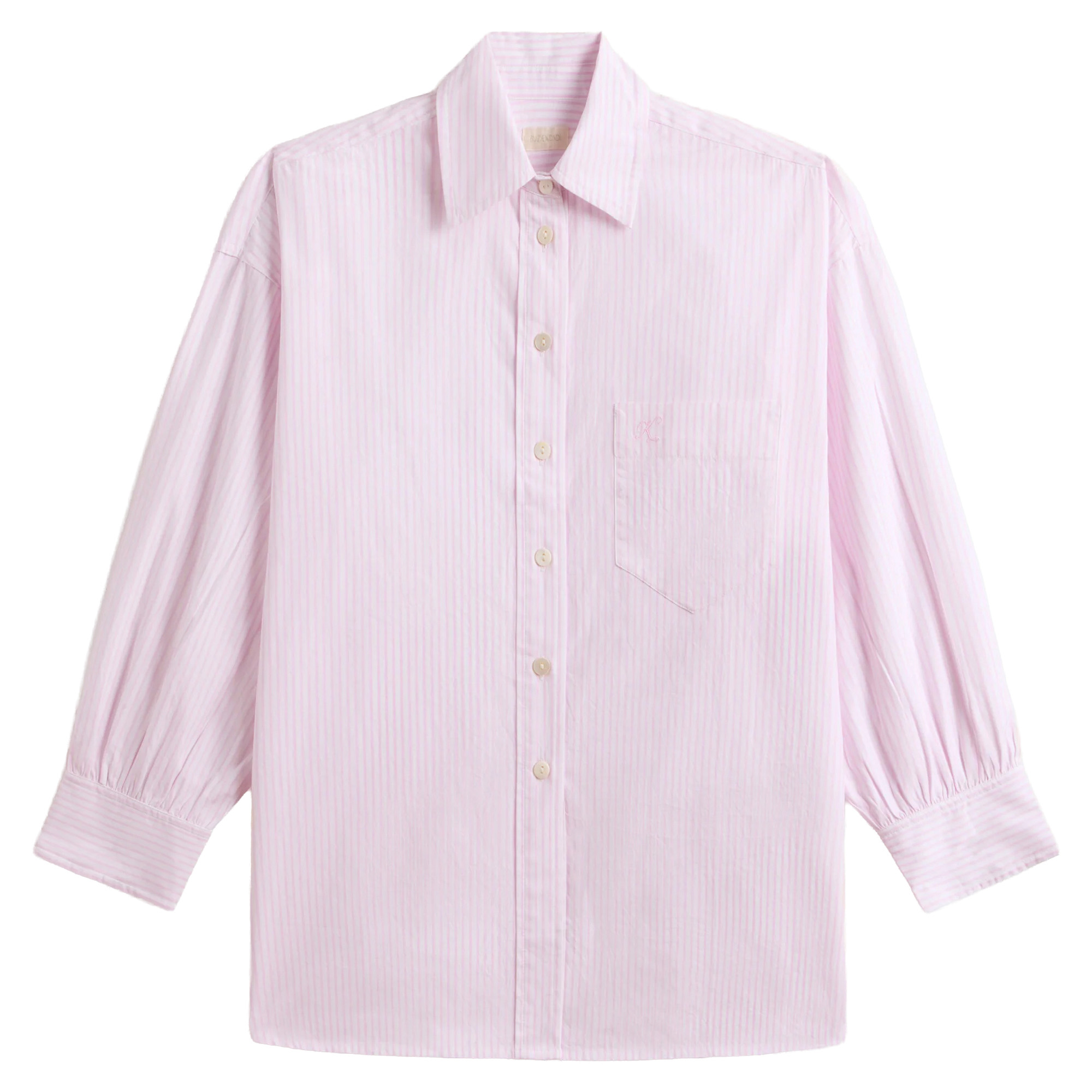 Kappa Stripe Long Sleeve Button Up Shirt