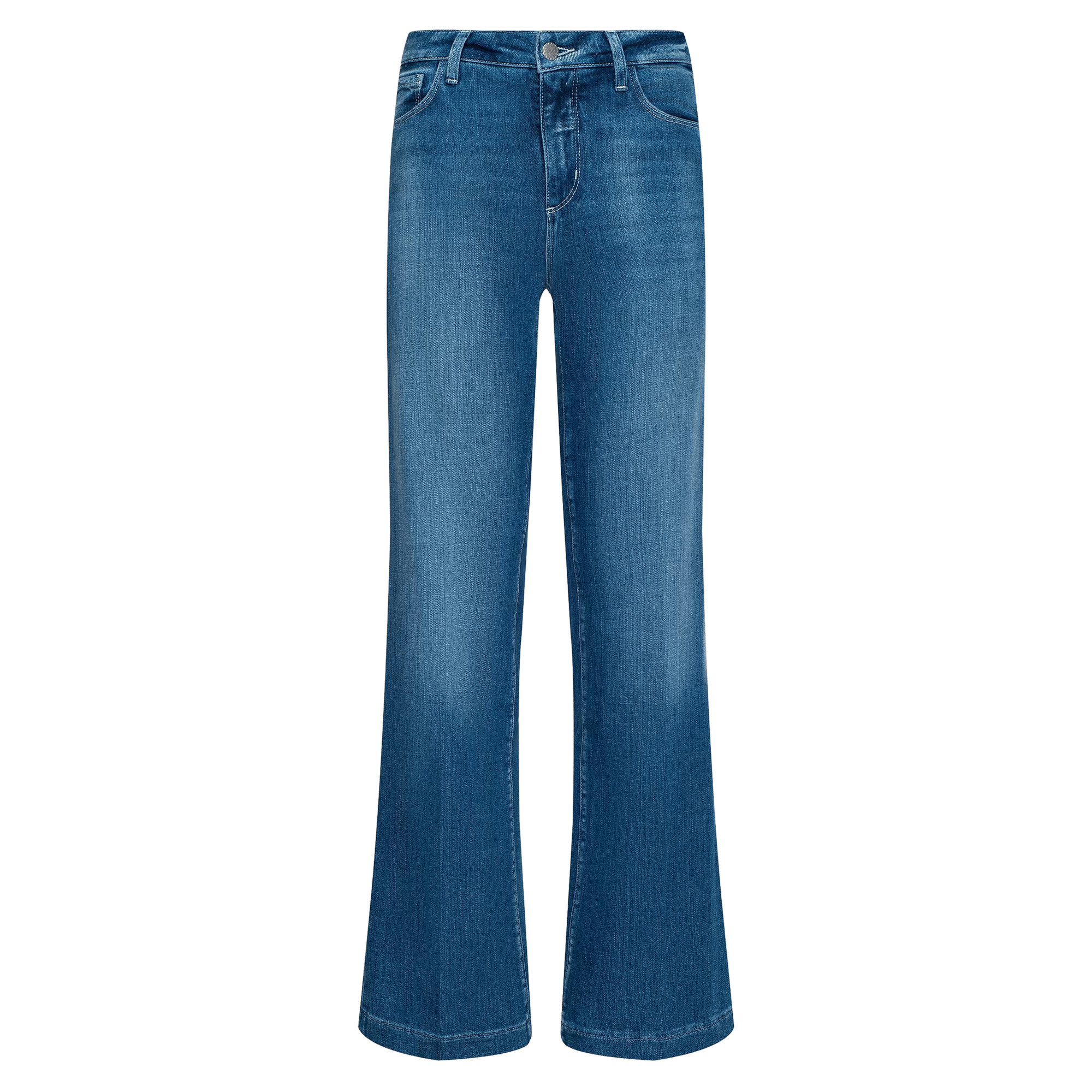 Scottie High Rise Cropped Wide Leg Jean
