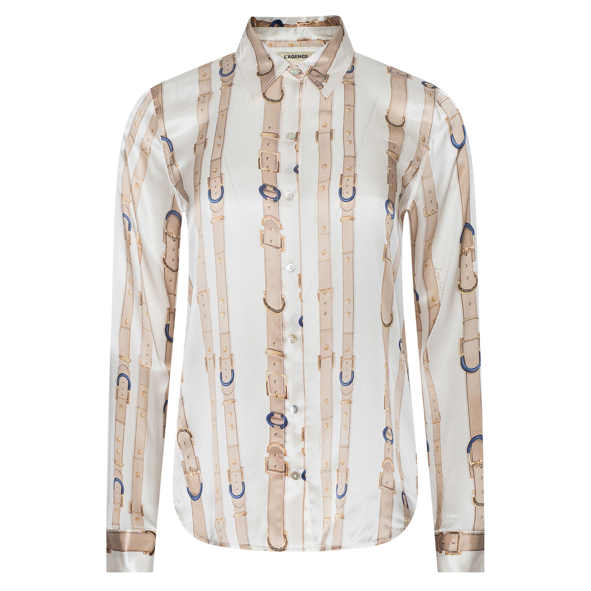 Tyler Long Sleeve Silk Blouse