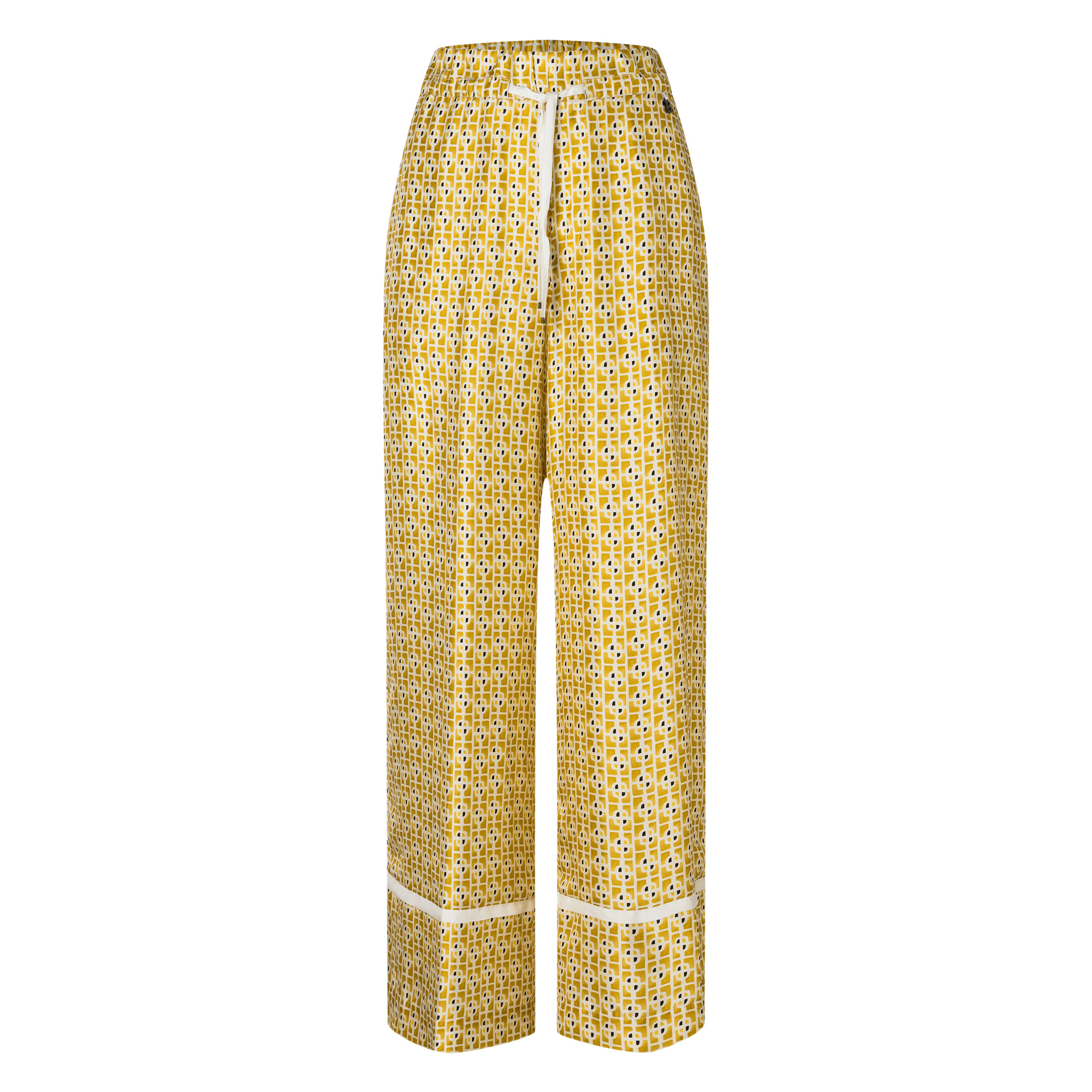 Emmy Wide-Leg Silk Pajama Pant