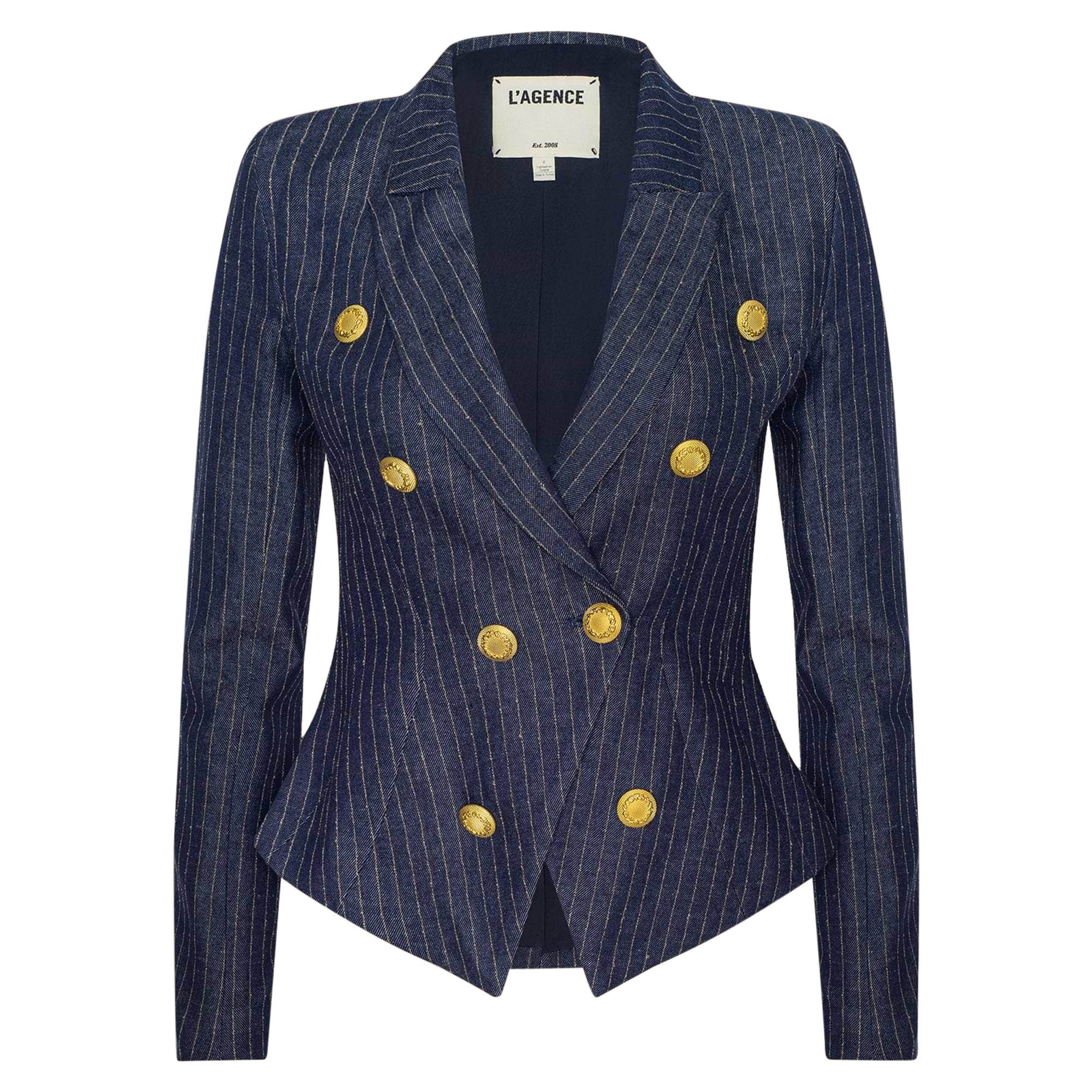 Solar Structured Pinstripe Blazer