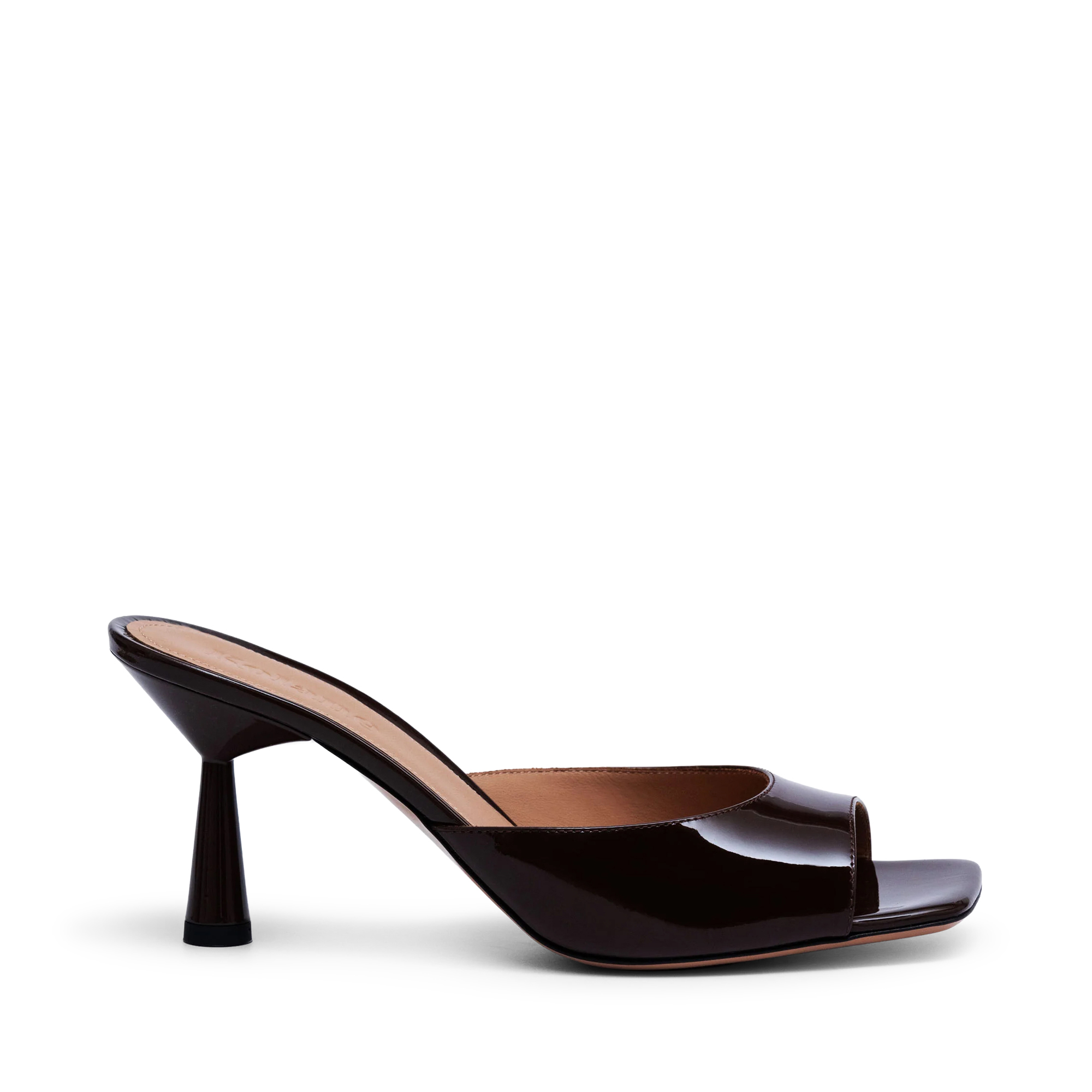 Greta 70mm Patent Leather Mule