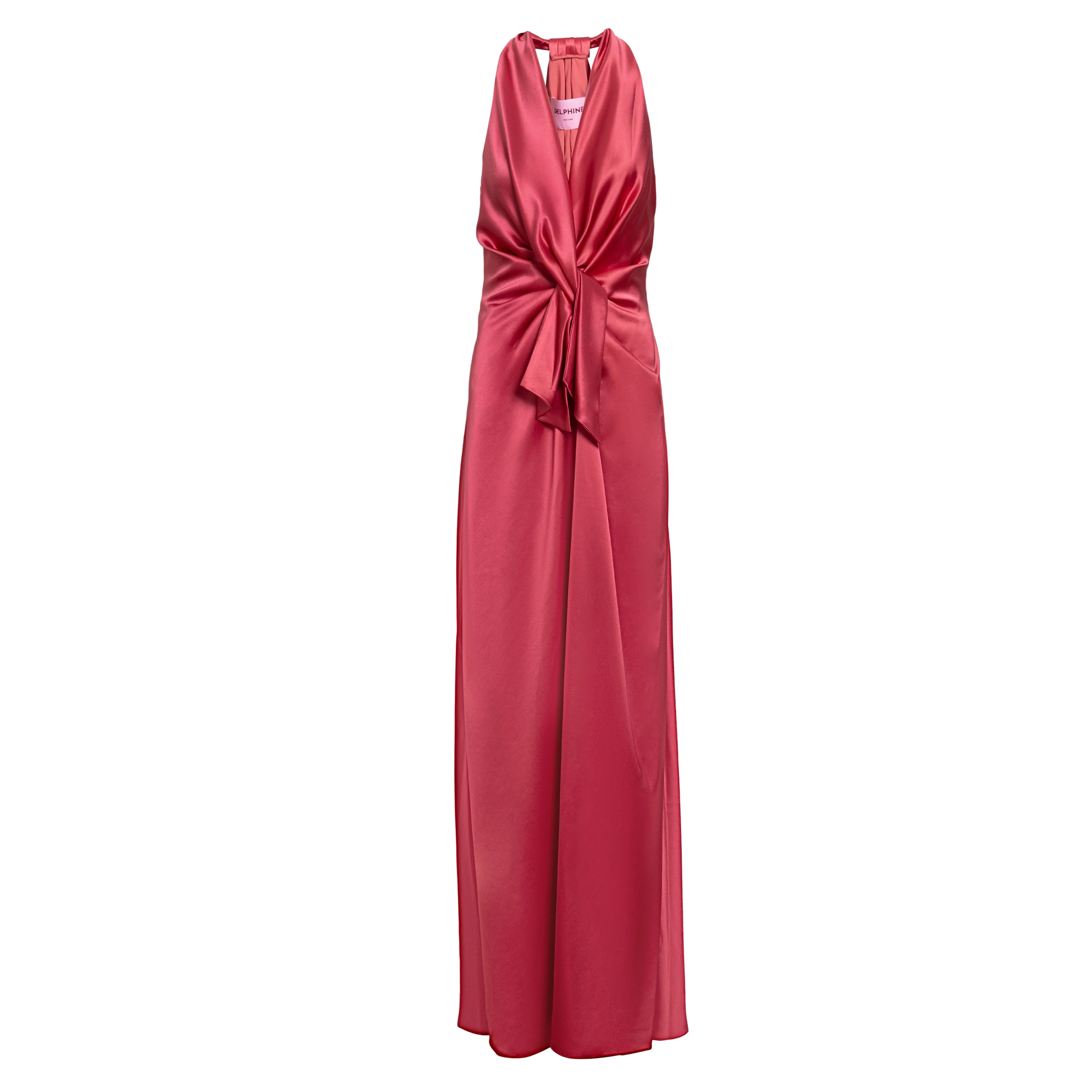 Ava Sleeveless Satin Gown