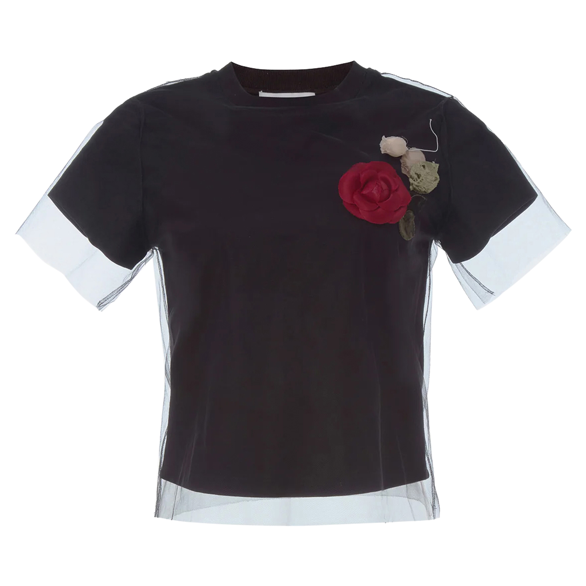 Floral Tulle T-Shirt