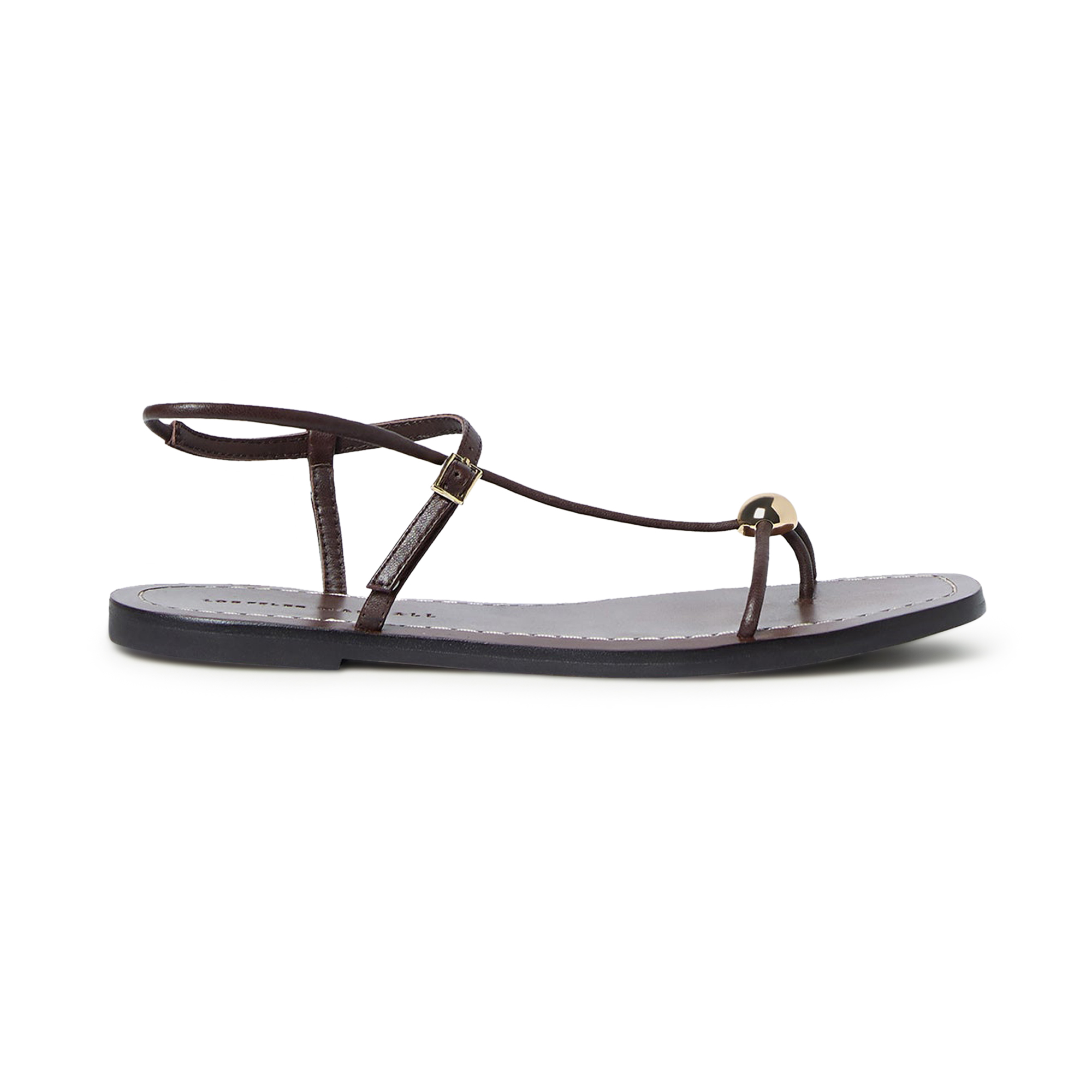 Lara Strappy Flat Sandal With Ornament Detail