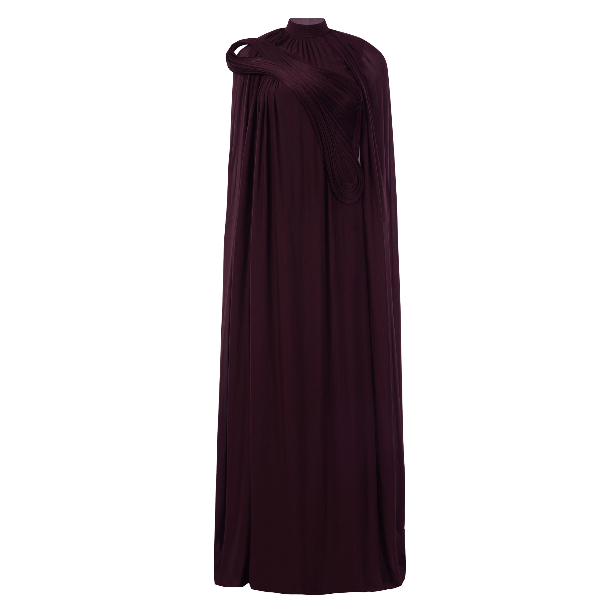 Veil High Neck Kaftan Gown