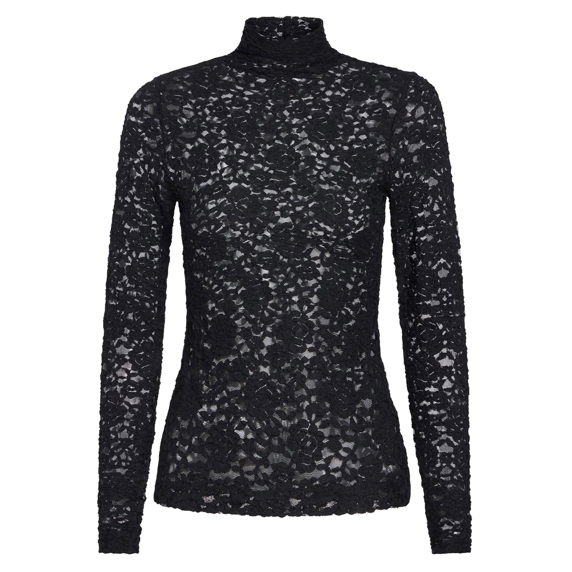 Eloise Lace Turtleneck Top