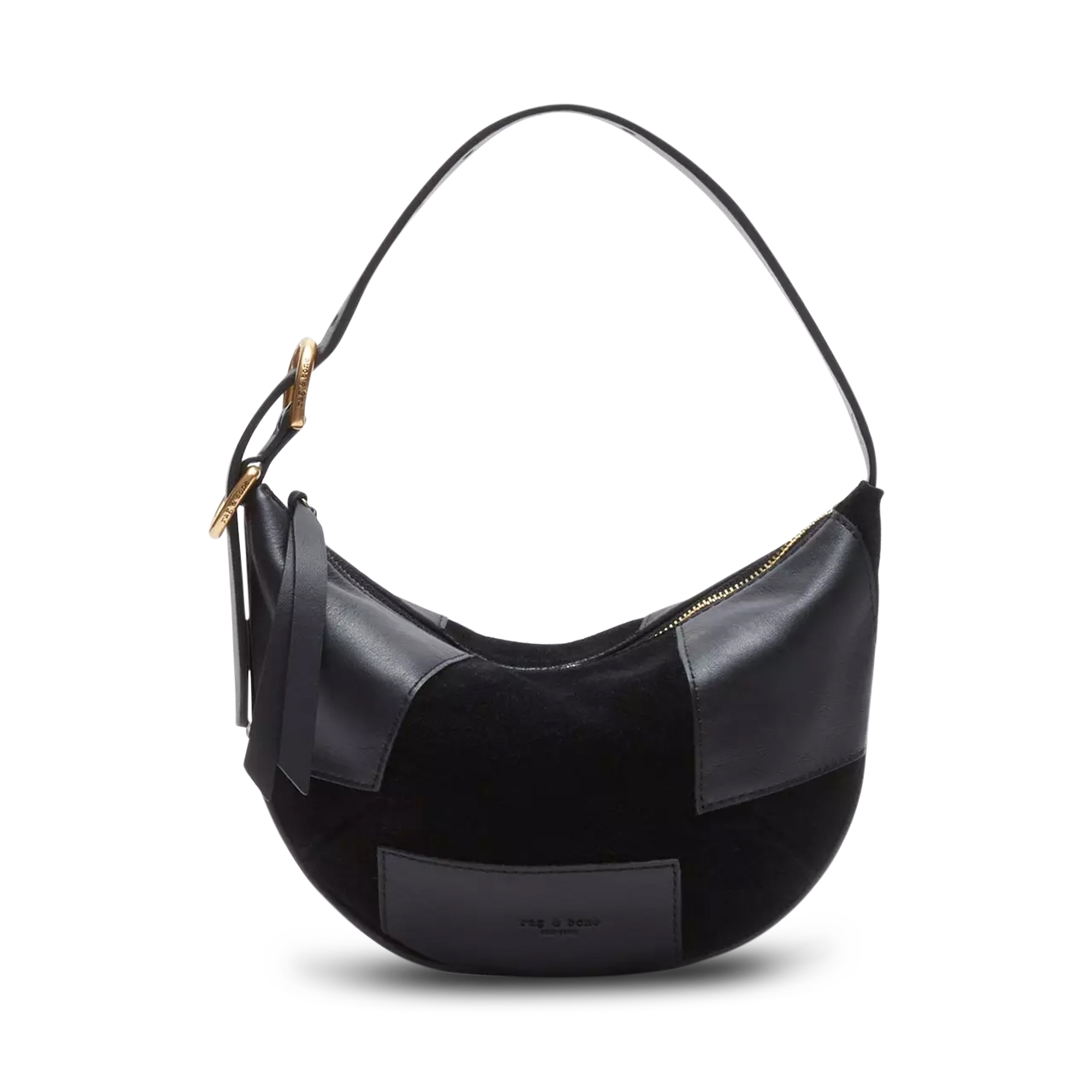 Mercer Small Hobo Bag With Patchwork Leather