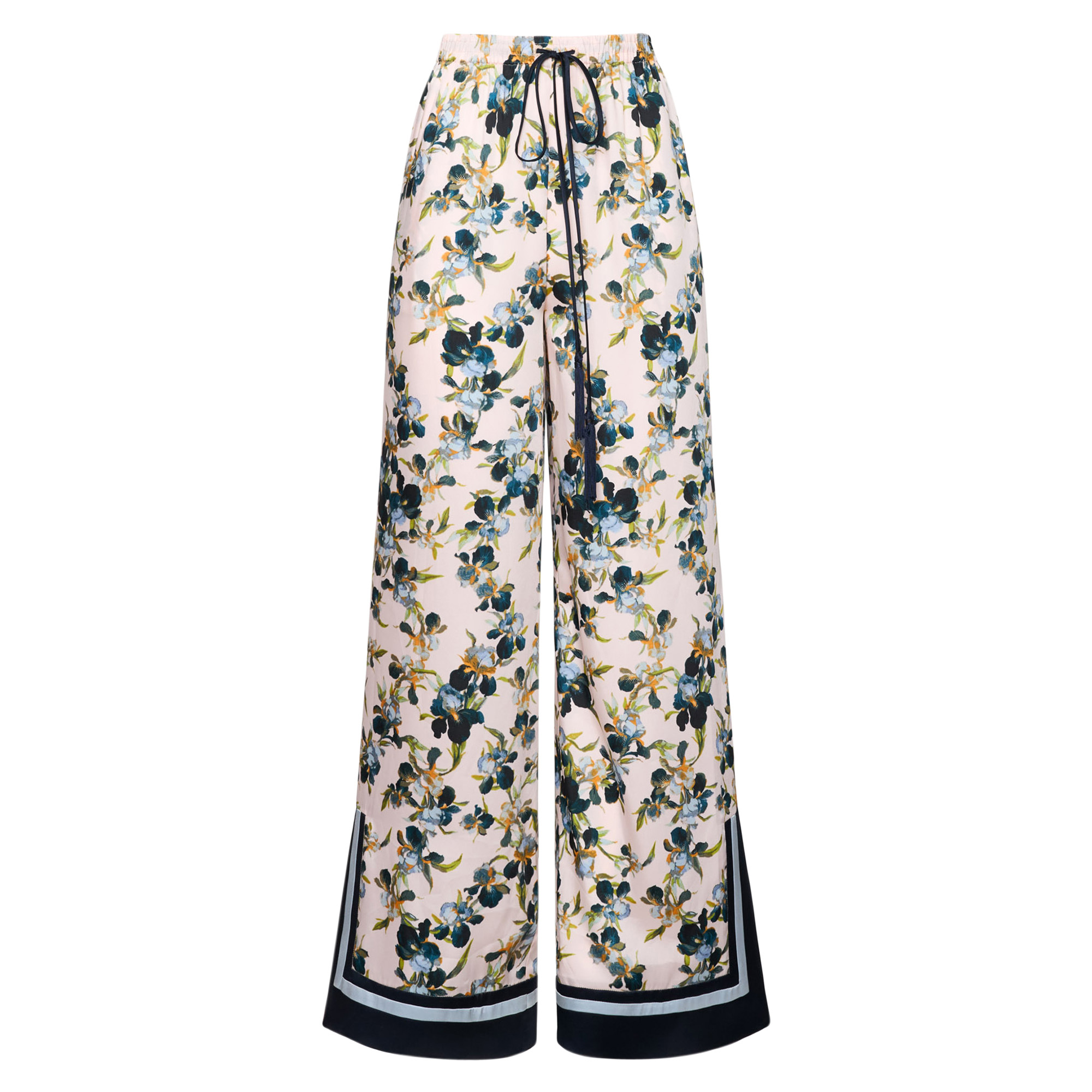 Asher Trailing Iris Wide-Leg Pant