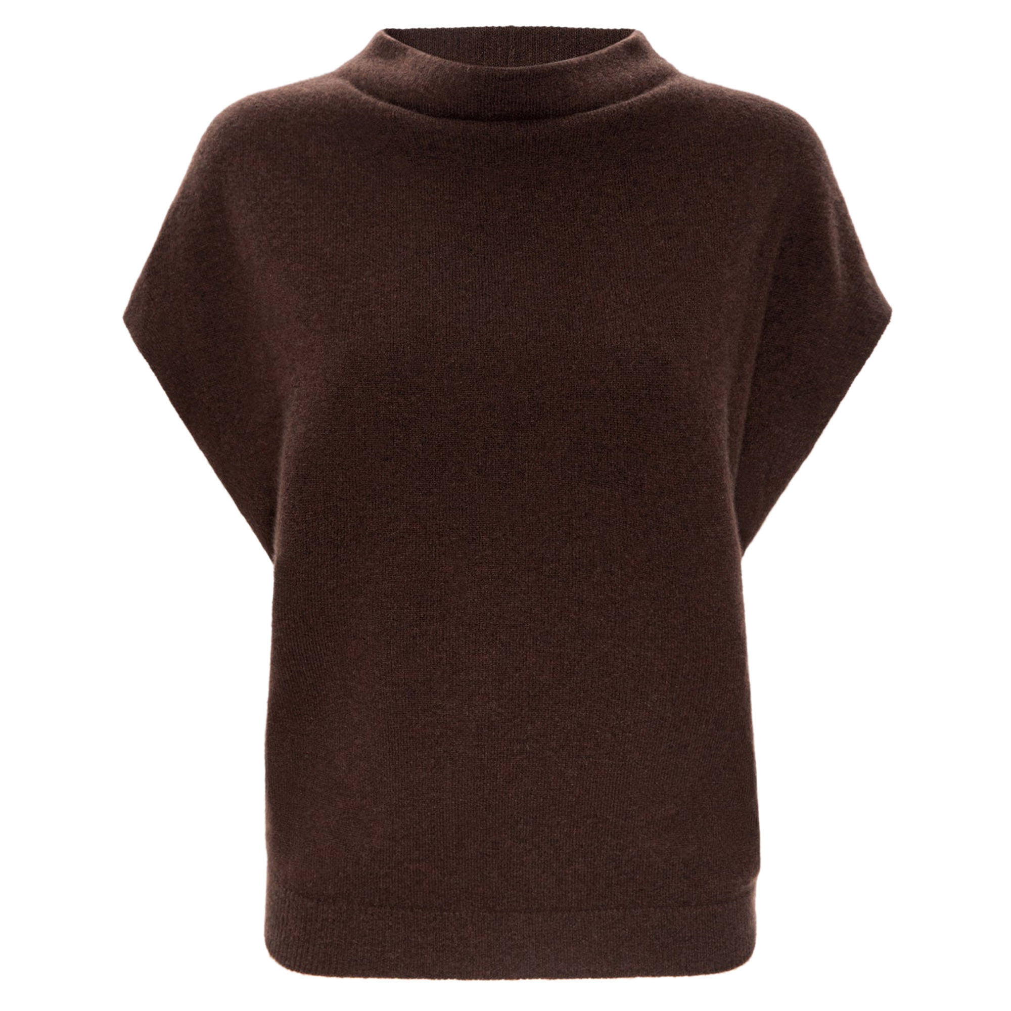 The Morten Funnel Neck Cashmere Top