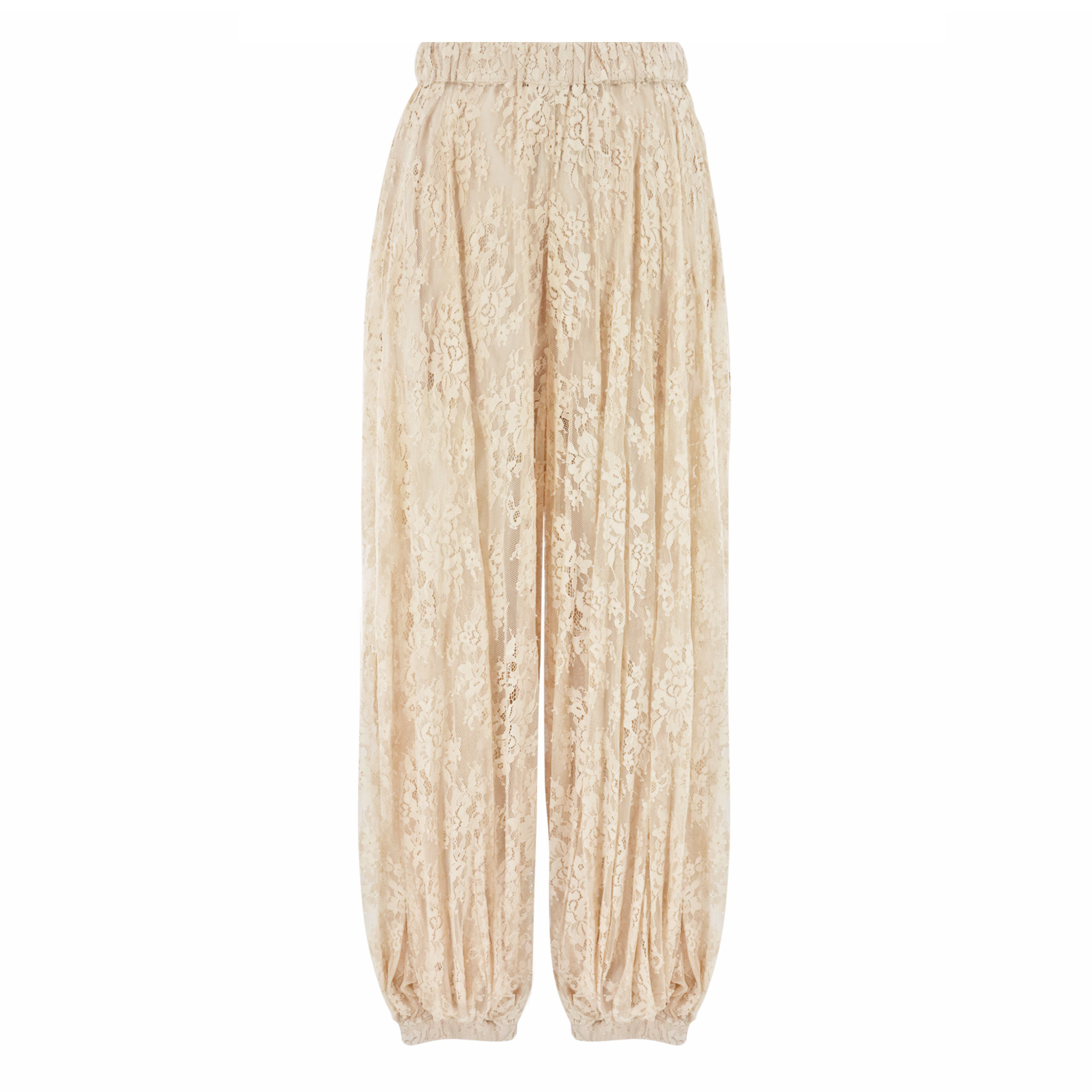 Sharleen Pleated Lace Balloon Pant