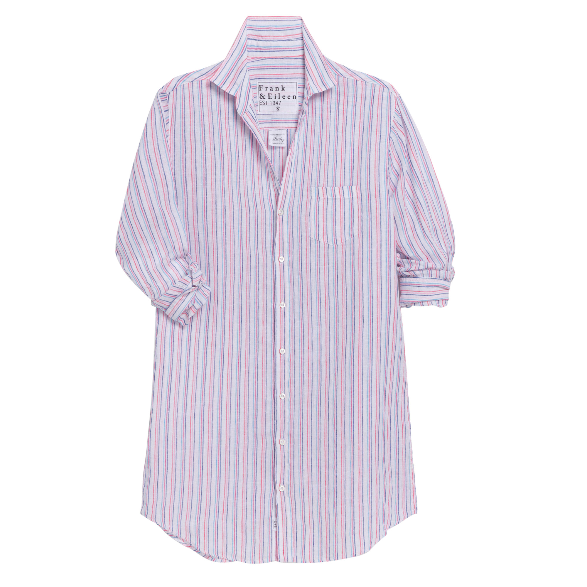 Mary Classic Long Sleeve Mini Shirtdress