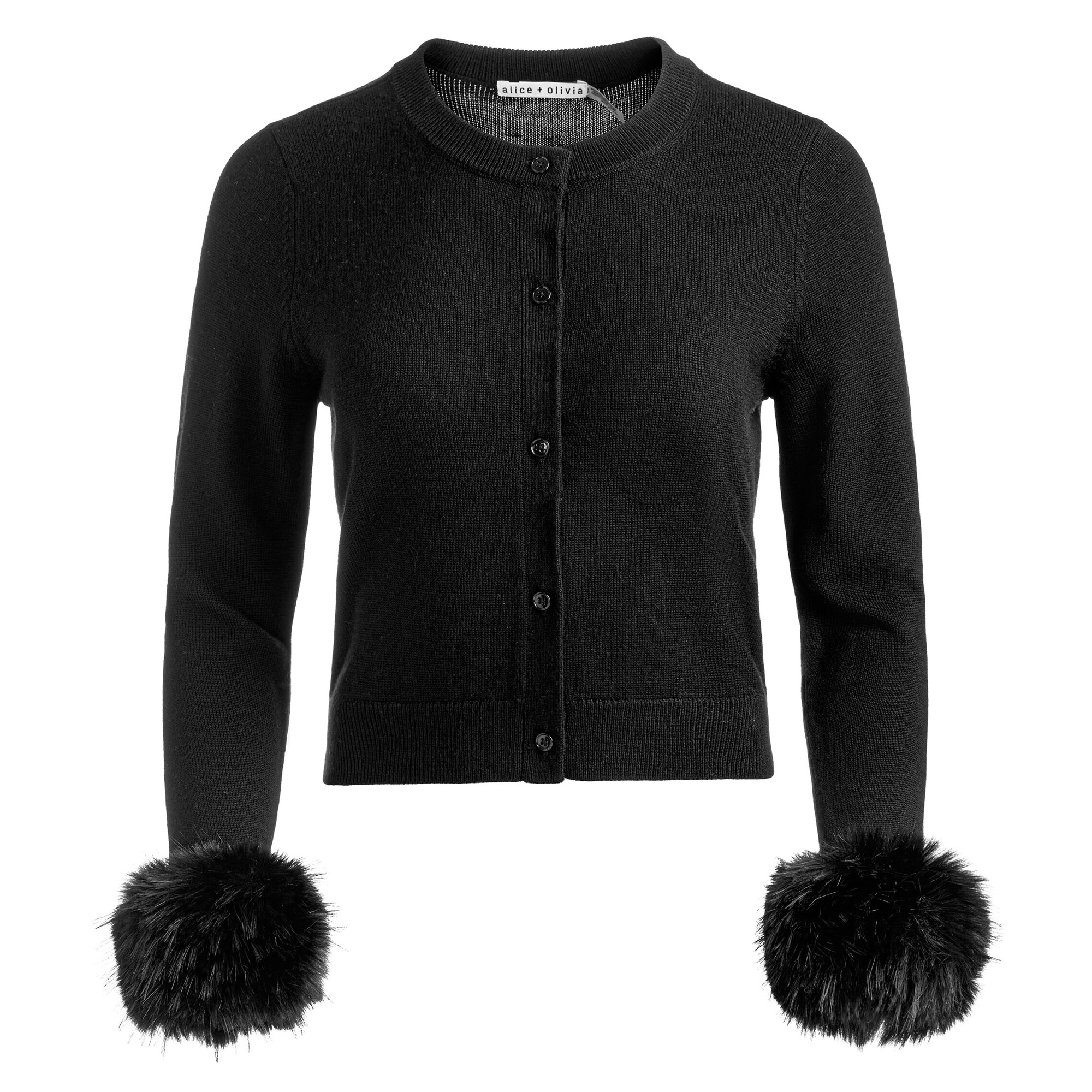 Dollie Faux Fur Cuff Cardigan
