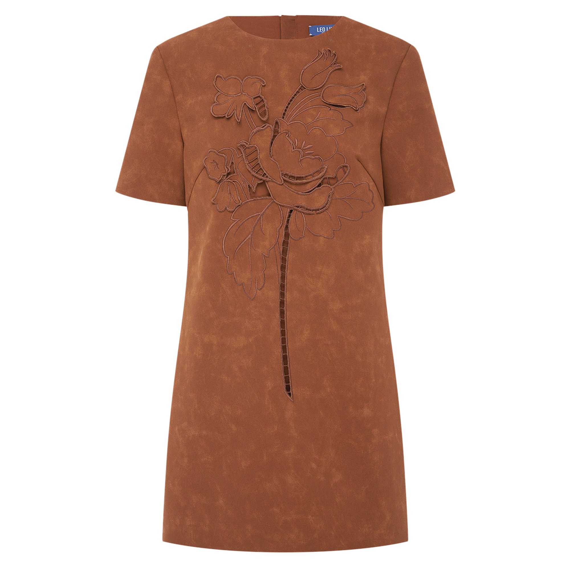 Alexa Vegan Suede T-Shirt Mini Dress