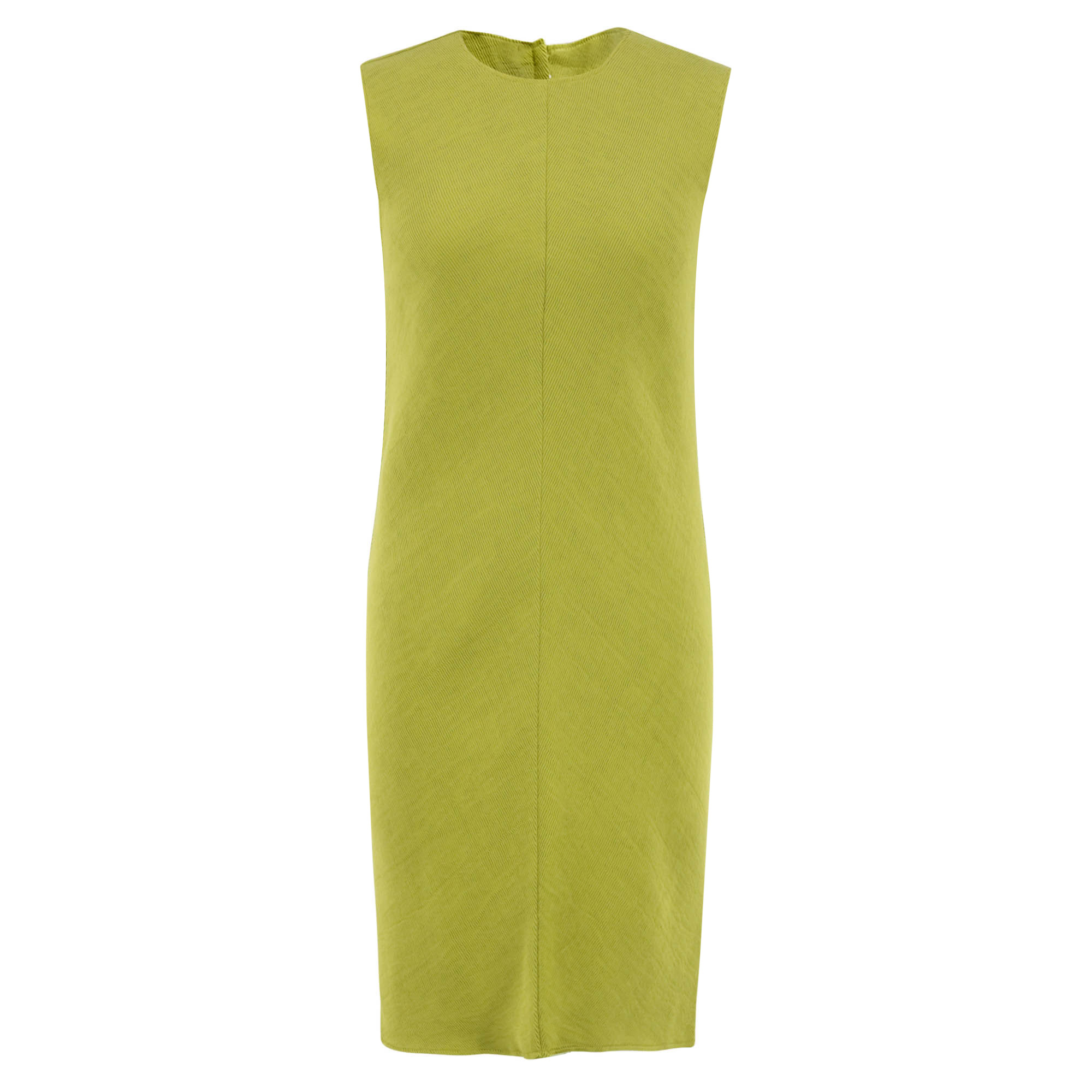 Viscose Plisse Sleeveless Bias Short Tunic Dress