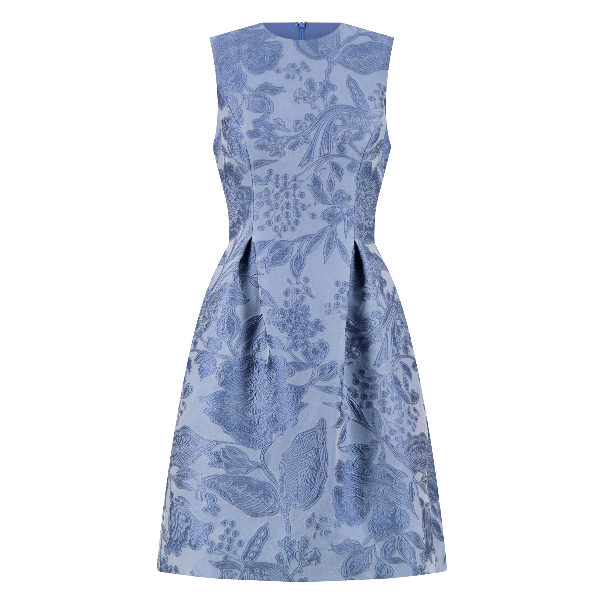 Betsy Sleeveless Floral Fil Coupe Mini Dress